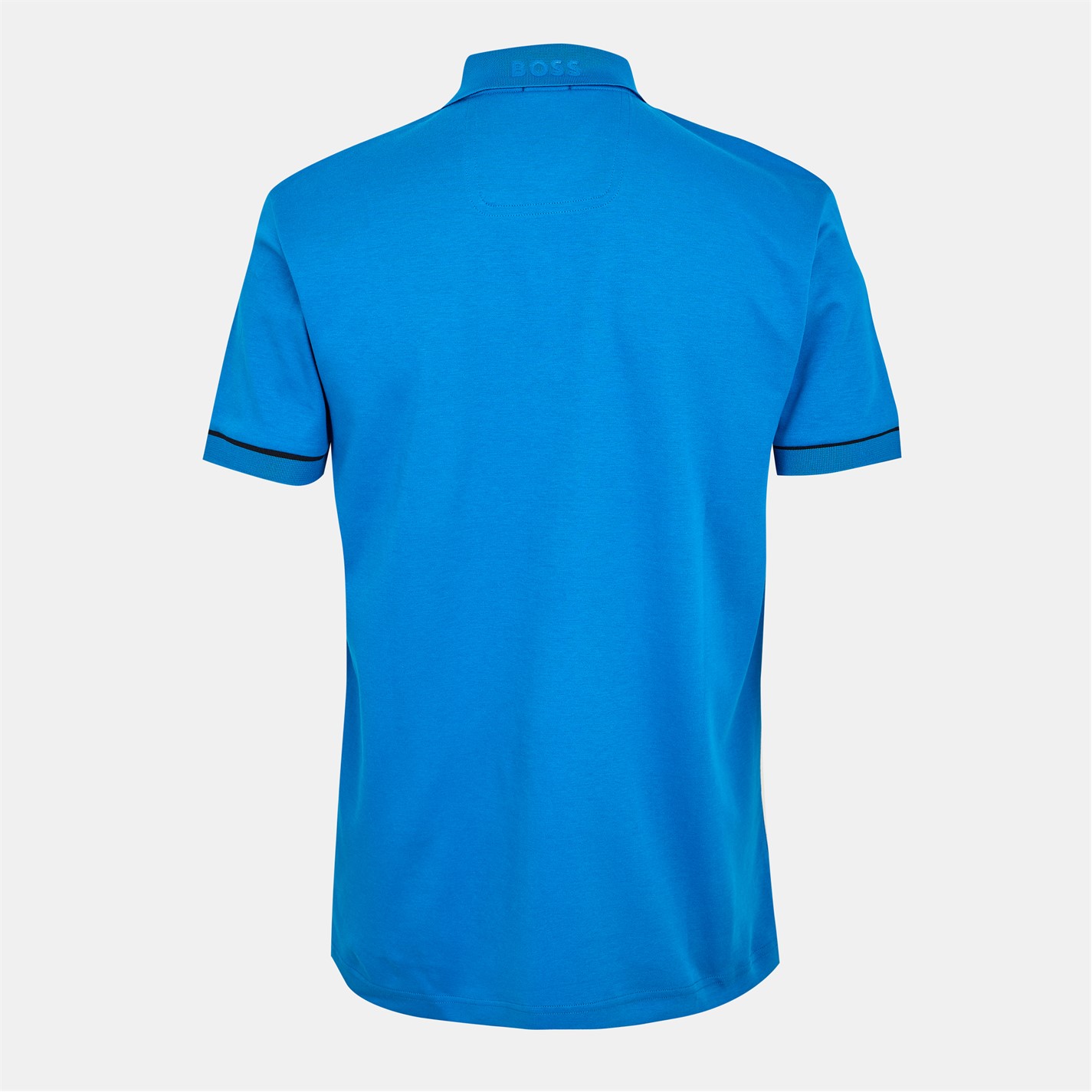 Tričko Boss Open Blue 774144 Men's Paule Cotton Short Sleeve Slim Fit Polo Shirt - 2