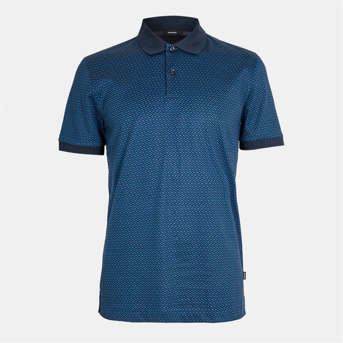 Tričko BOSS Dark Blue 1837073 Men's H-Parlay 204 Short-Sleeve Tailored Fit Polo Shirt - 1