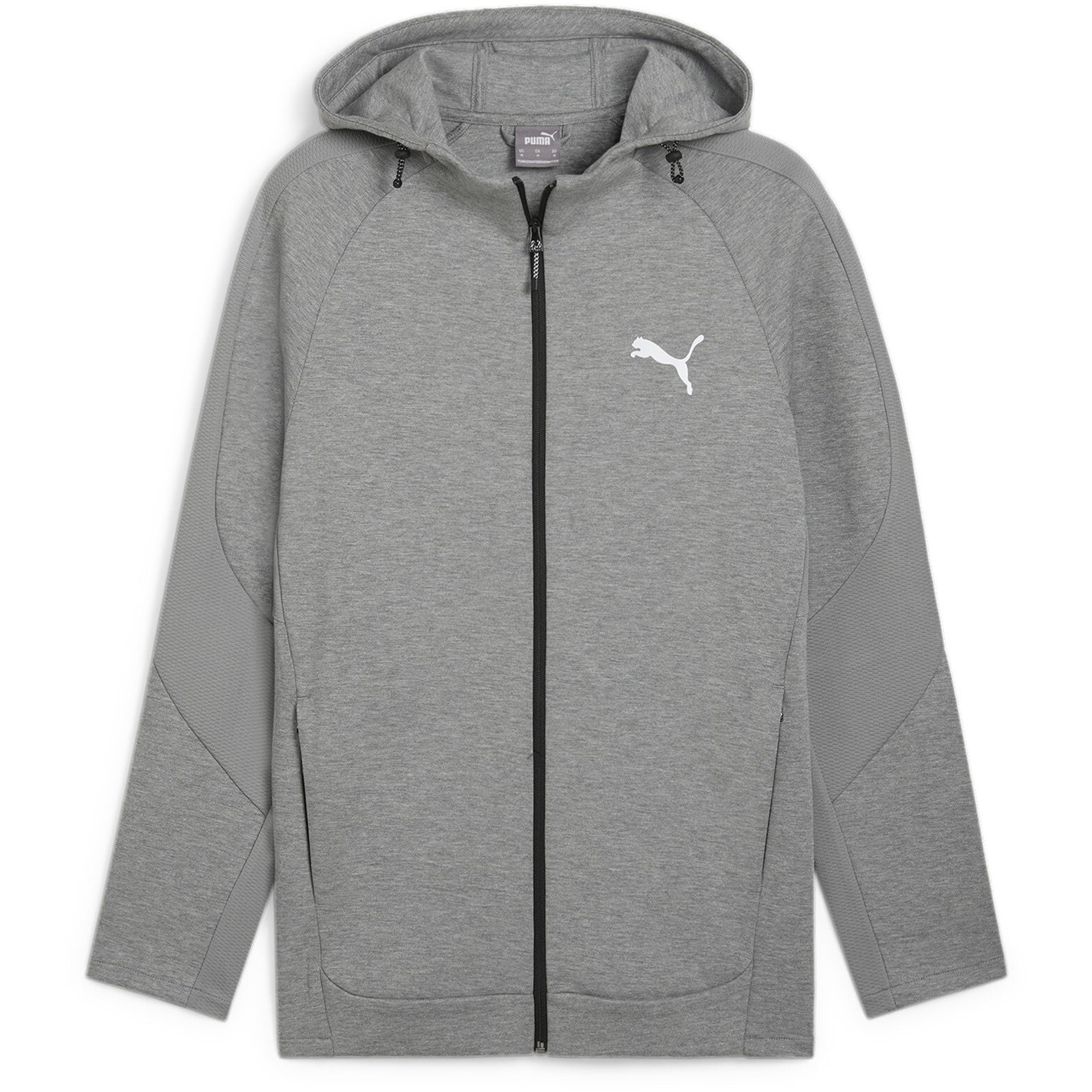 Bunda Puma Grey Heather 7294425 Men's EVOSTRIPE Full Zip Fleece Fabric - 1