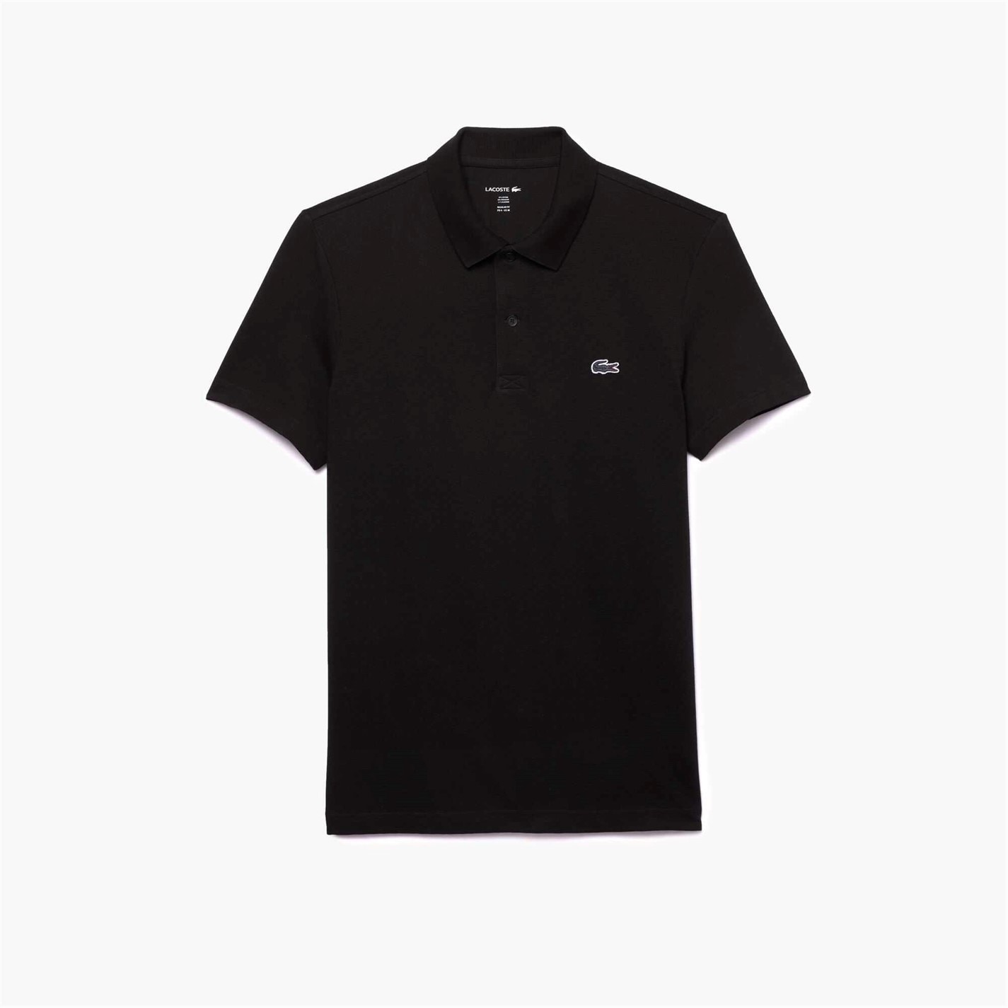 Tričko Lacoste Black 031 573270 Men's Regular Fit Short Sleeve Polo Shirt - 5