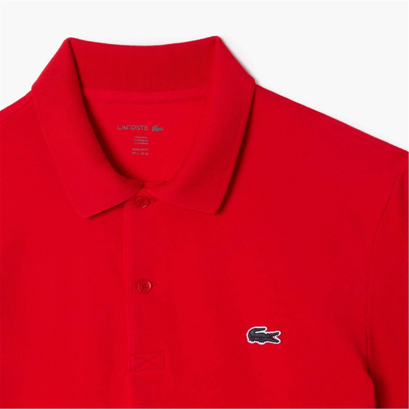 Tričko Lacoste Red 240 5570836 Men's Regular Fit Short Sleeve Polo Shirt - 6