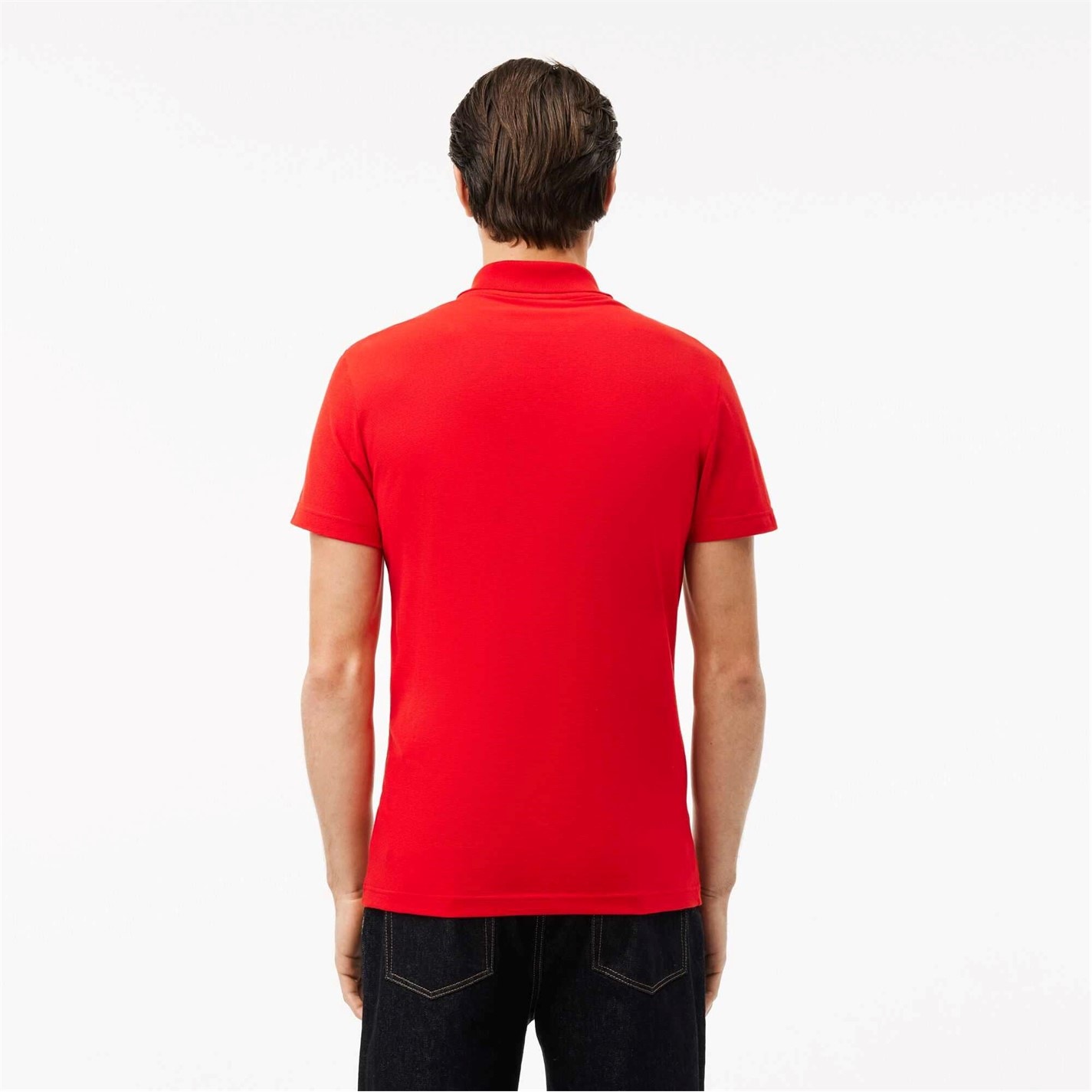 Tričko Lacoste Red 240 5570836 Men's Regular Fit Short Sleeve Polo Shirt - 3