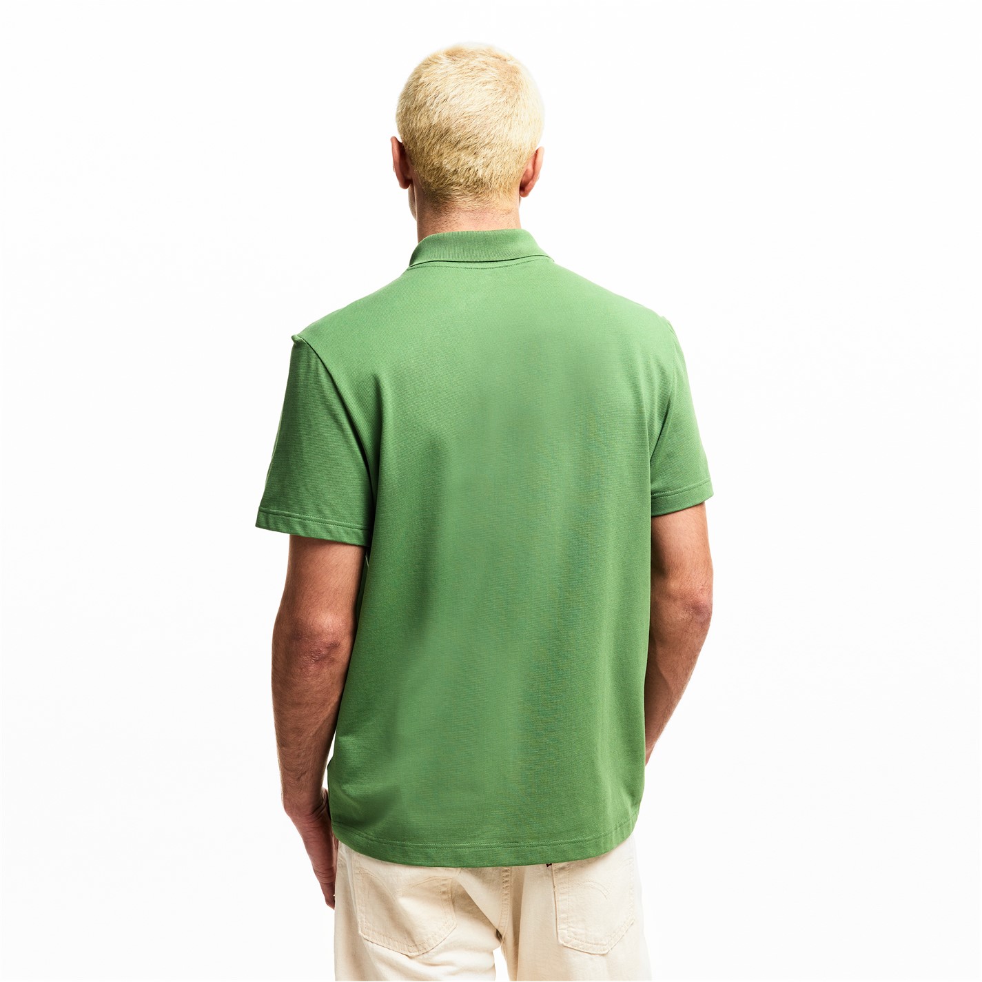 Tričko Lacoste Green 02M 7471532 Men's Regular Fit Short Sleeve Polo Shirt - 4