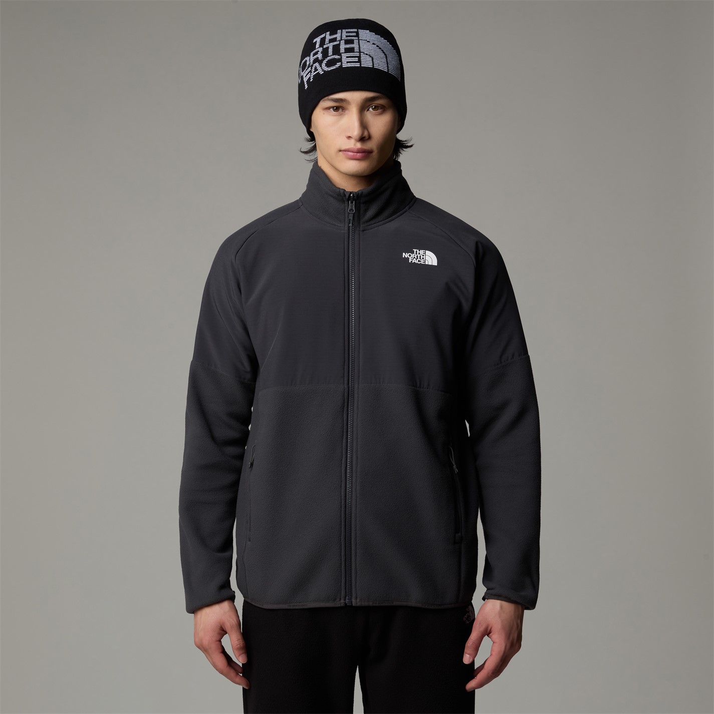 Mikina The North Face Grey 8298781 Men's TNF Glacier Full Zip Fleece - 2