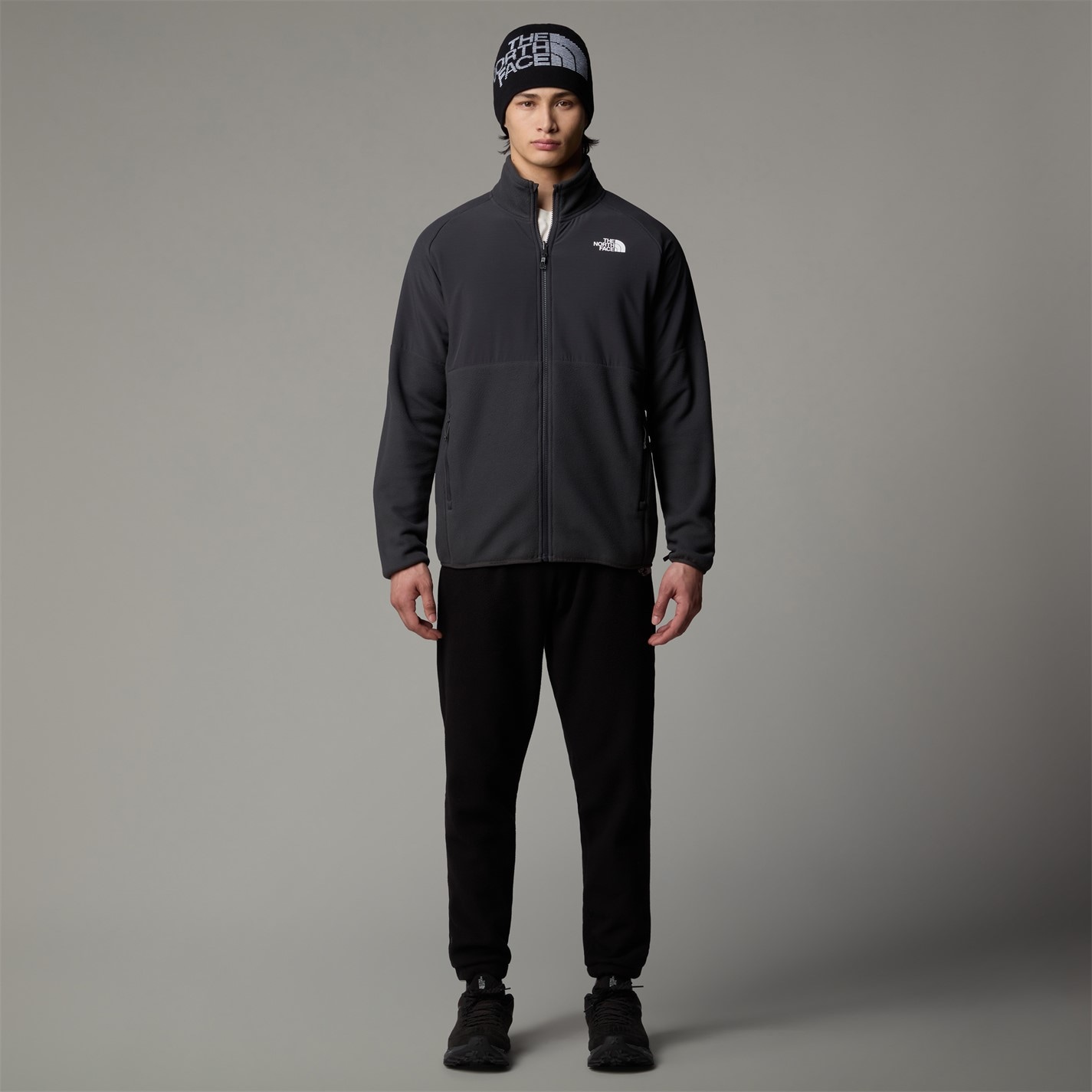 Mikina The North Face Grey 8298781 Men's TNF Glacier Full Zip Fleece - 4
