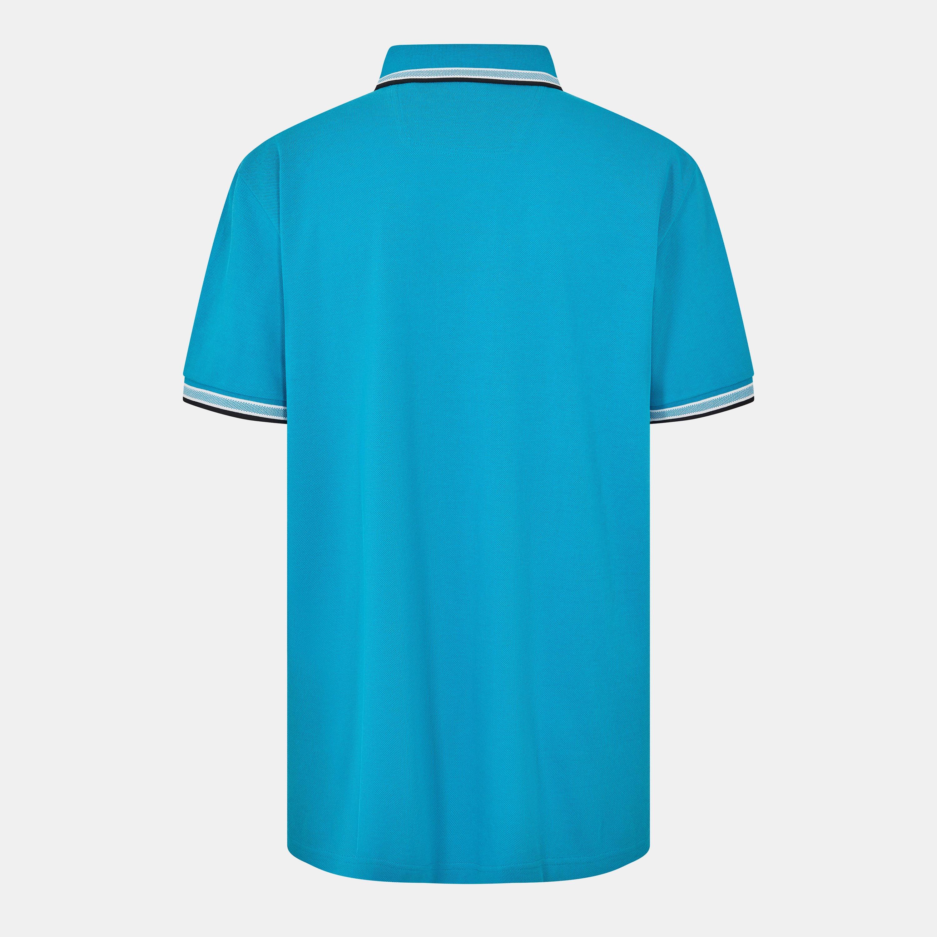 Tričko Boss Turquoise/Aqua 5486287 Men's HBG Paddy Euro Polo Shirt - 1