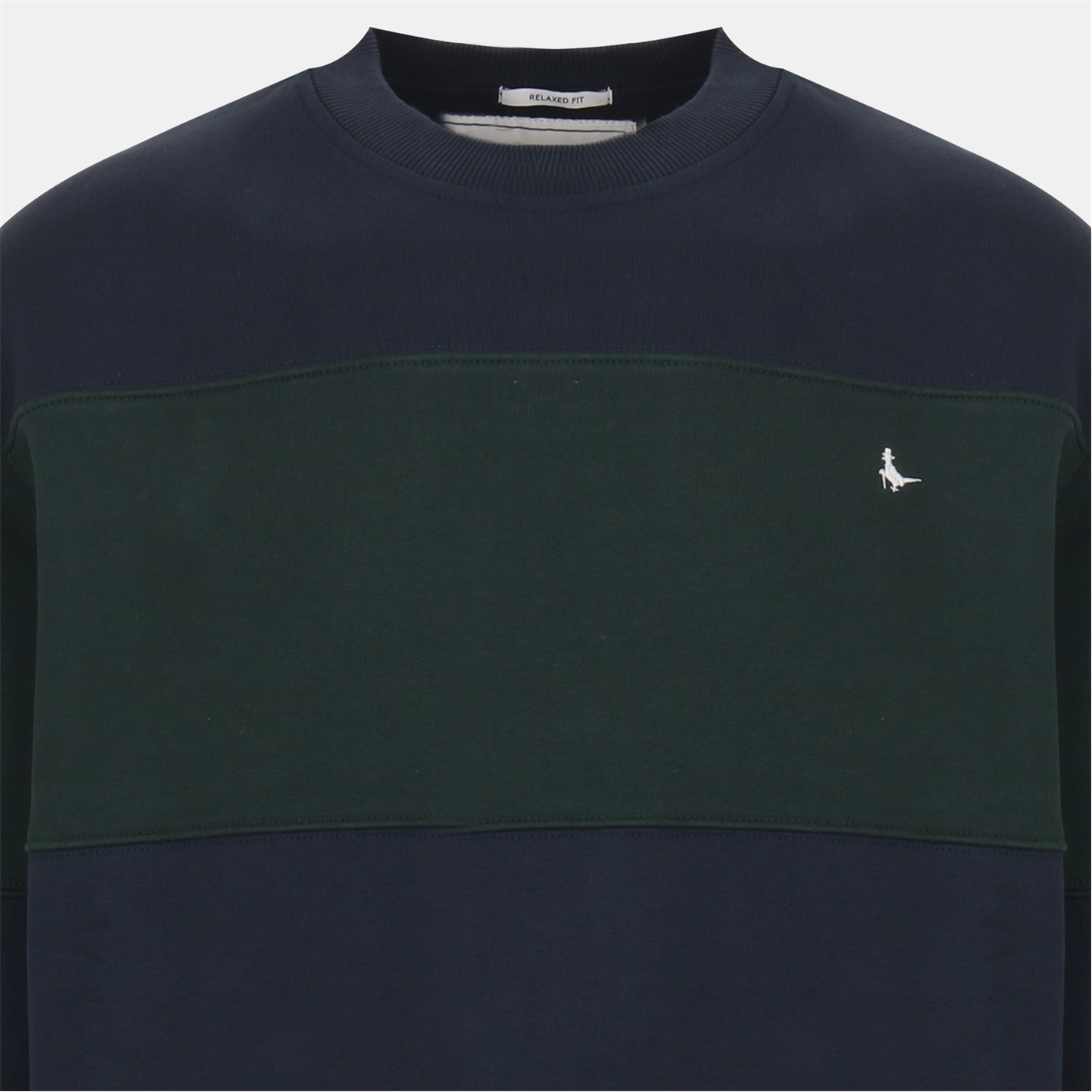 Mikina Jack Wills Pine 6462671 Men's Lewis Cotton Long Sleeve Crew Sweatshirt - 3