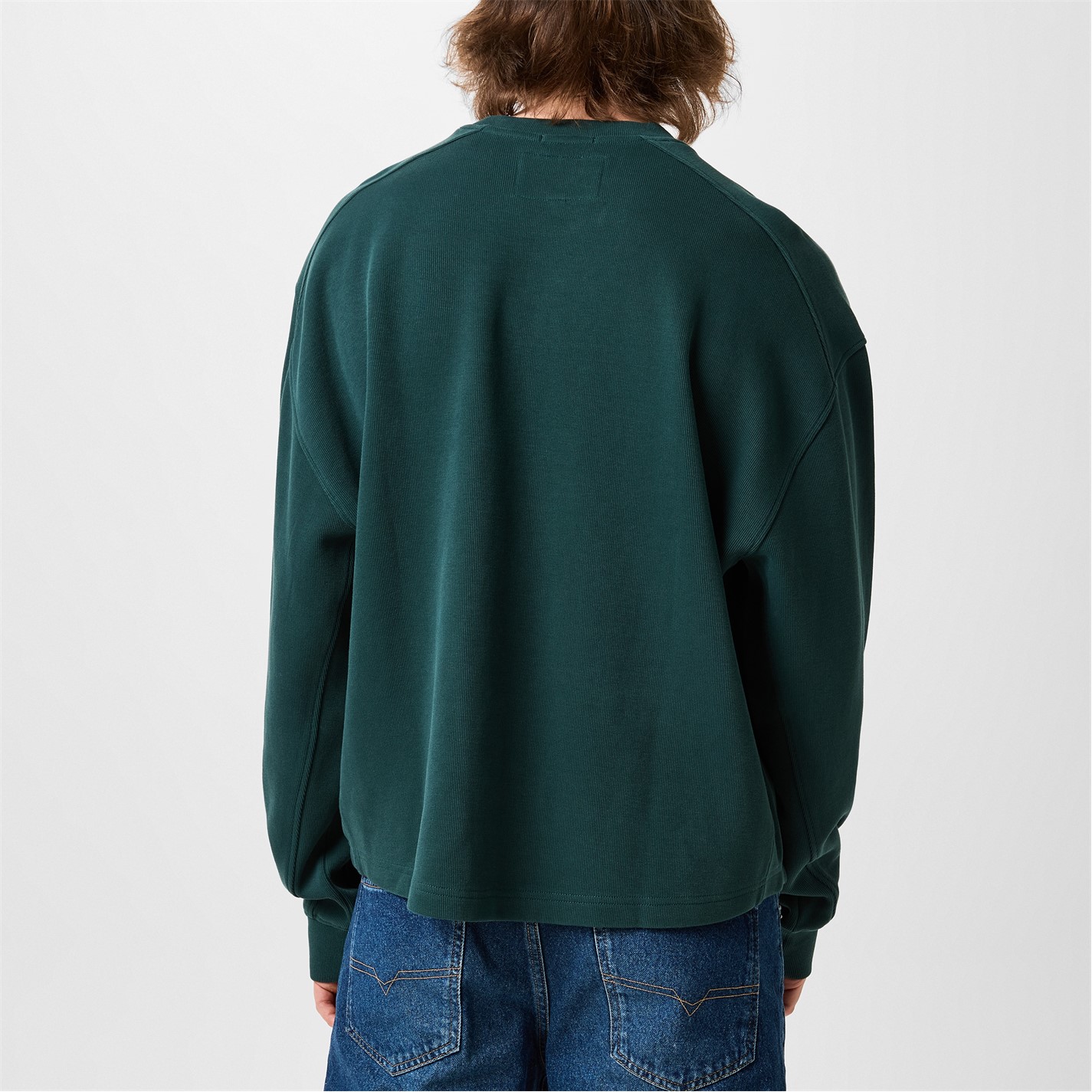 Mikina Jack Wills Evergreen 710003 Men's JW Logo Crew Sweatshirt - 2