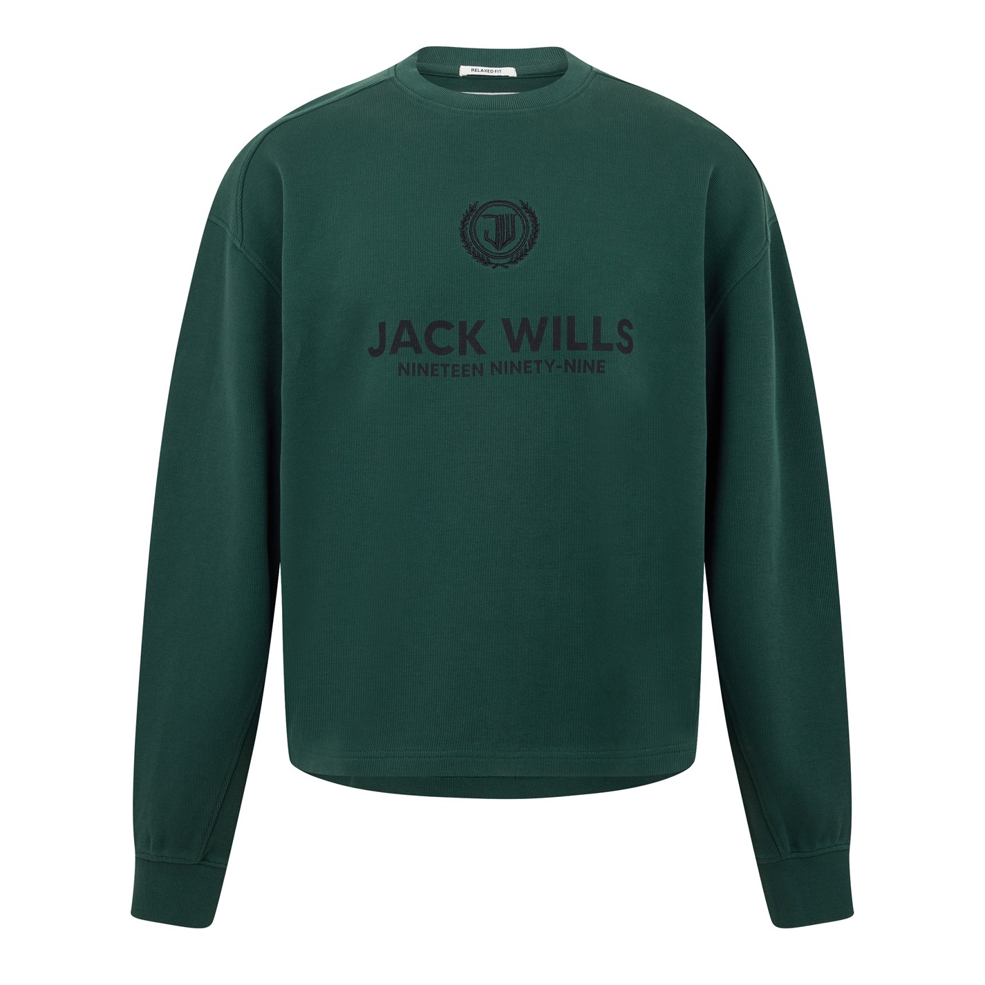Mikina Jack Wills Evergreen 710003 Men's JW Logo Crew Sweatshirt - 5