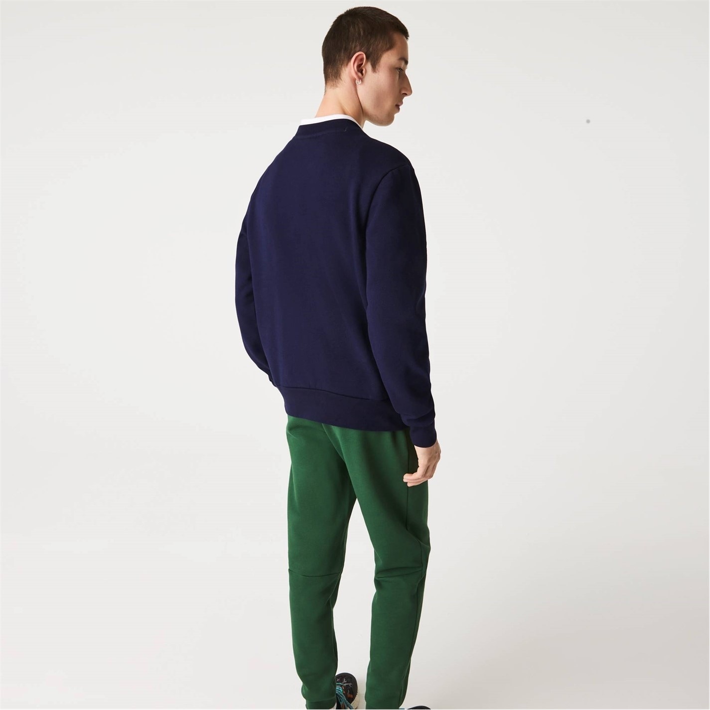 Mikina Lacoste Argentine Blue 1698723 Men's Basic Crew-Neck Sweatshirt - 4