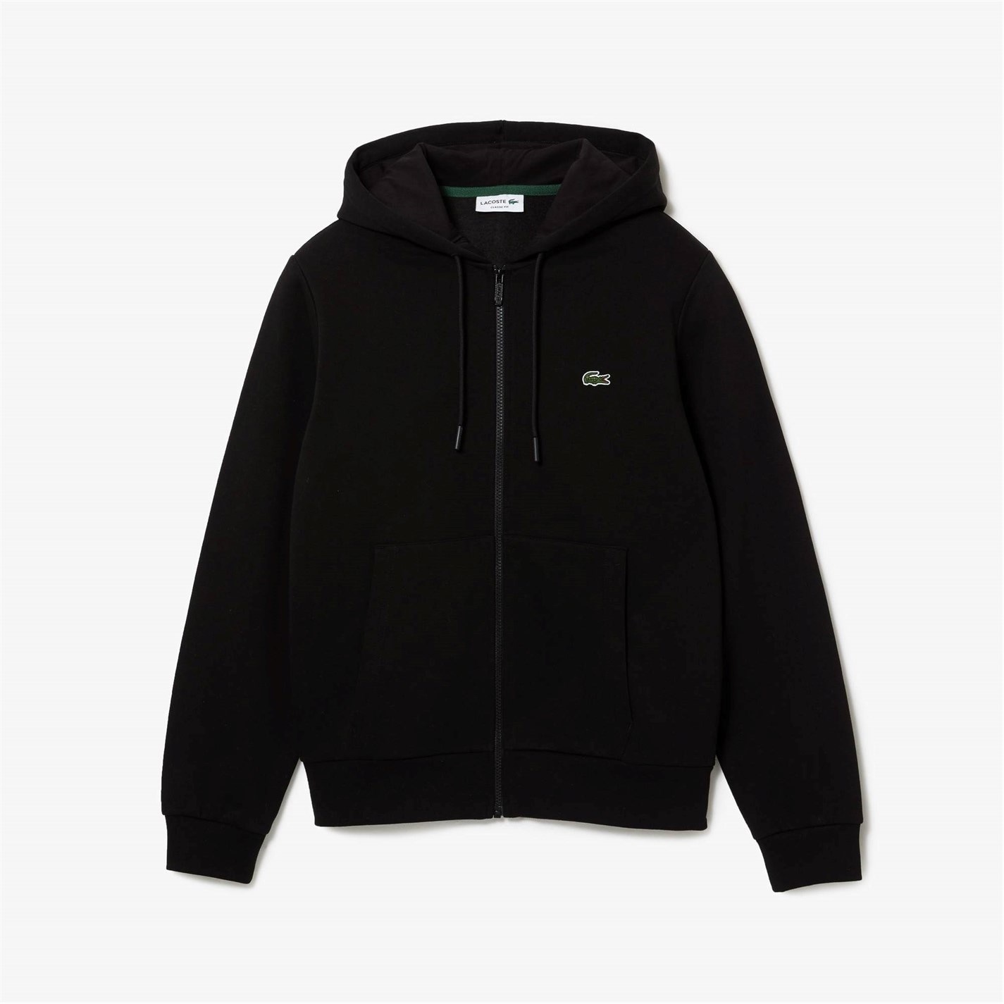 Mikina Lacoste Black C31 5641447 Men's Basic Full-Zip Hoodie - 6