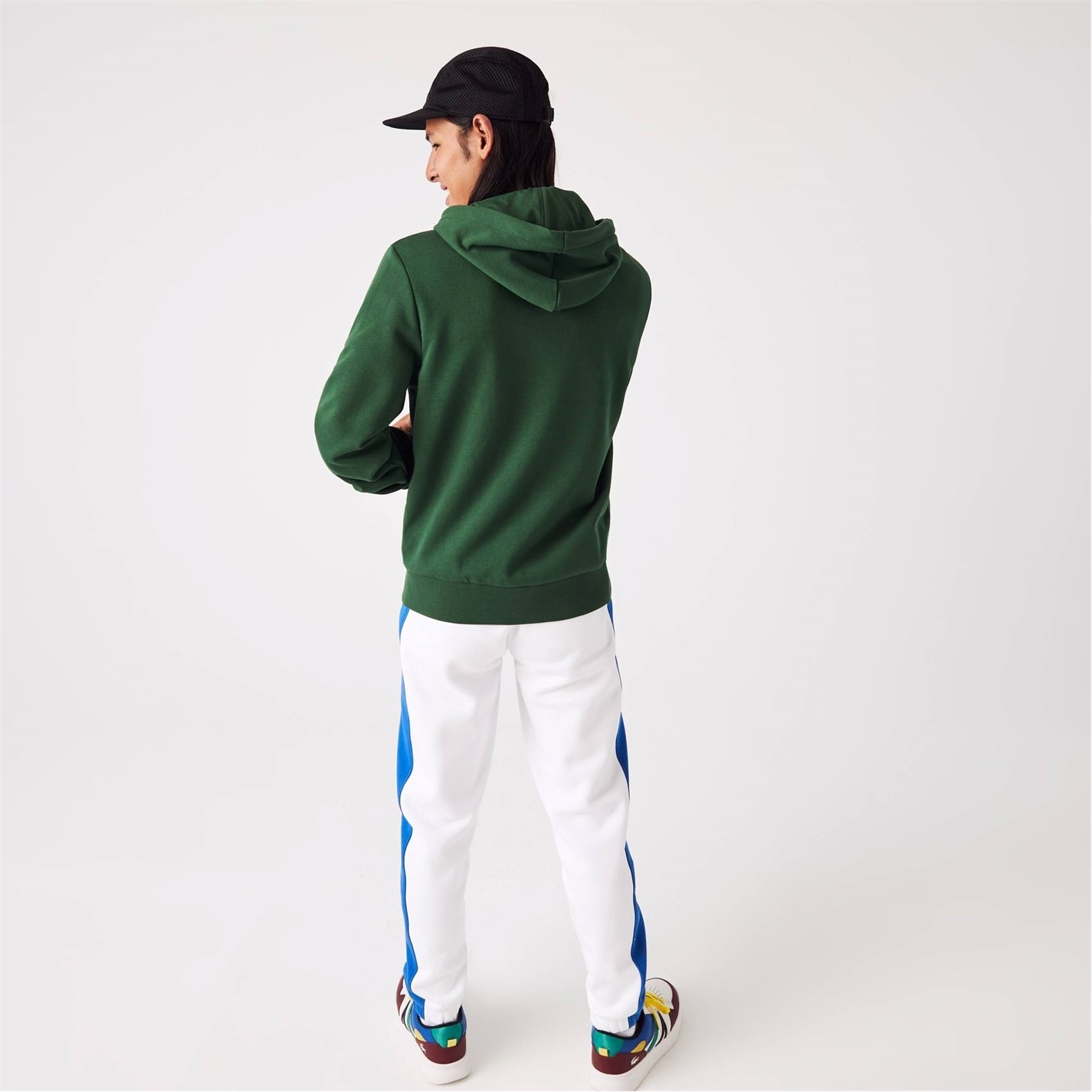 Mikina Lacoste Green 132 6046937 Men's Basic Full-Zip Hoodie - 2