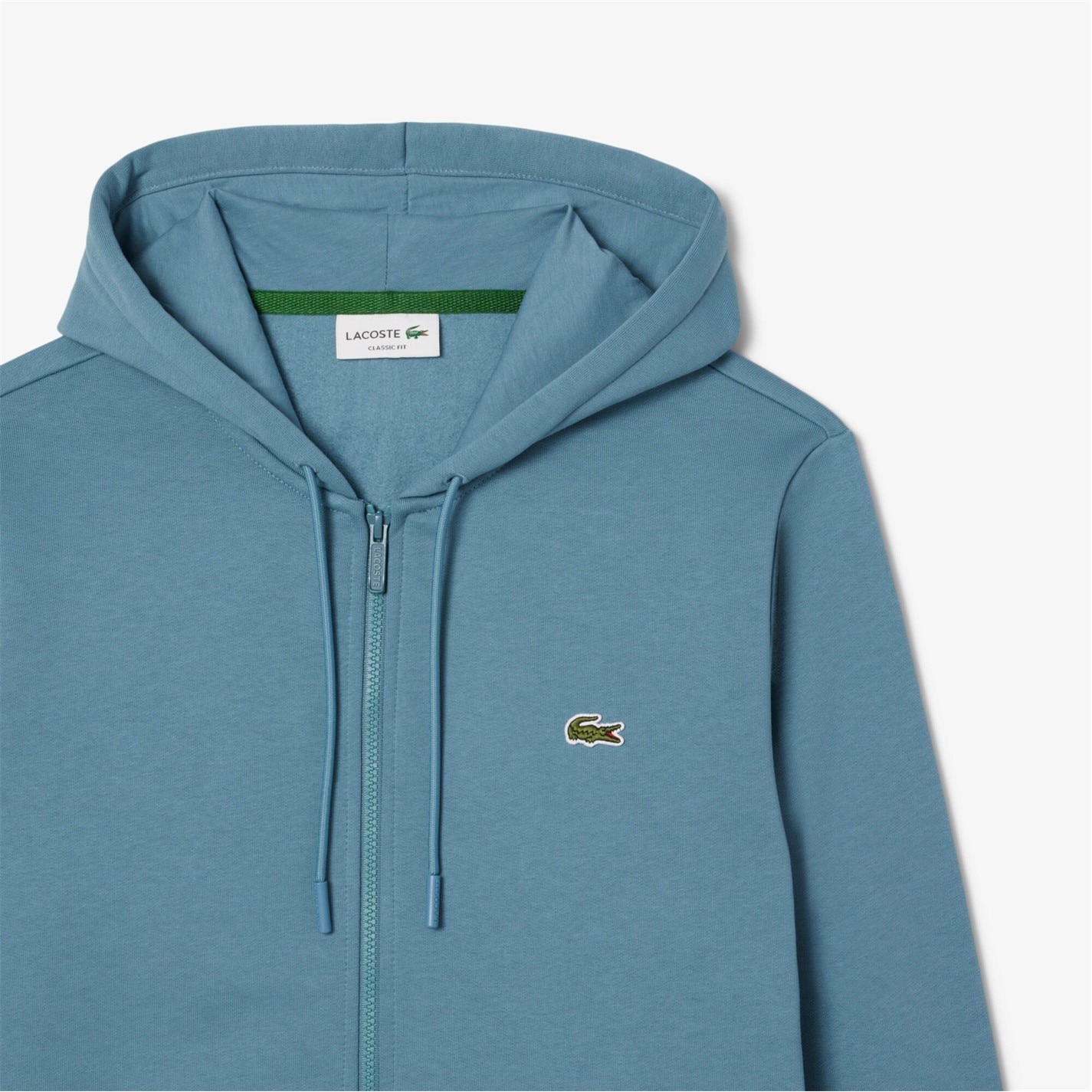 Mikina Lacoste Blue HD9 259823 Men's Basic Full-Zip Hoodie - 4