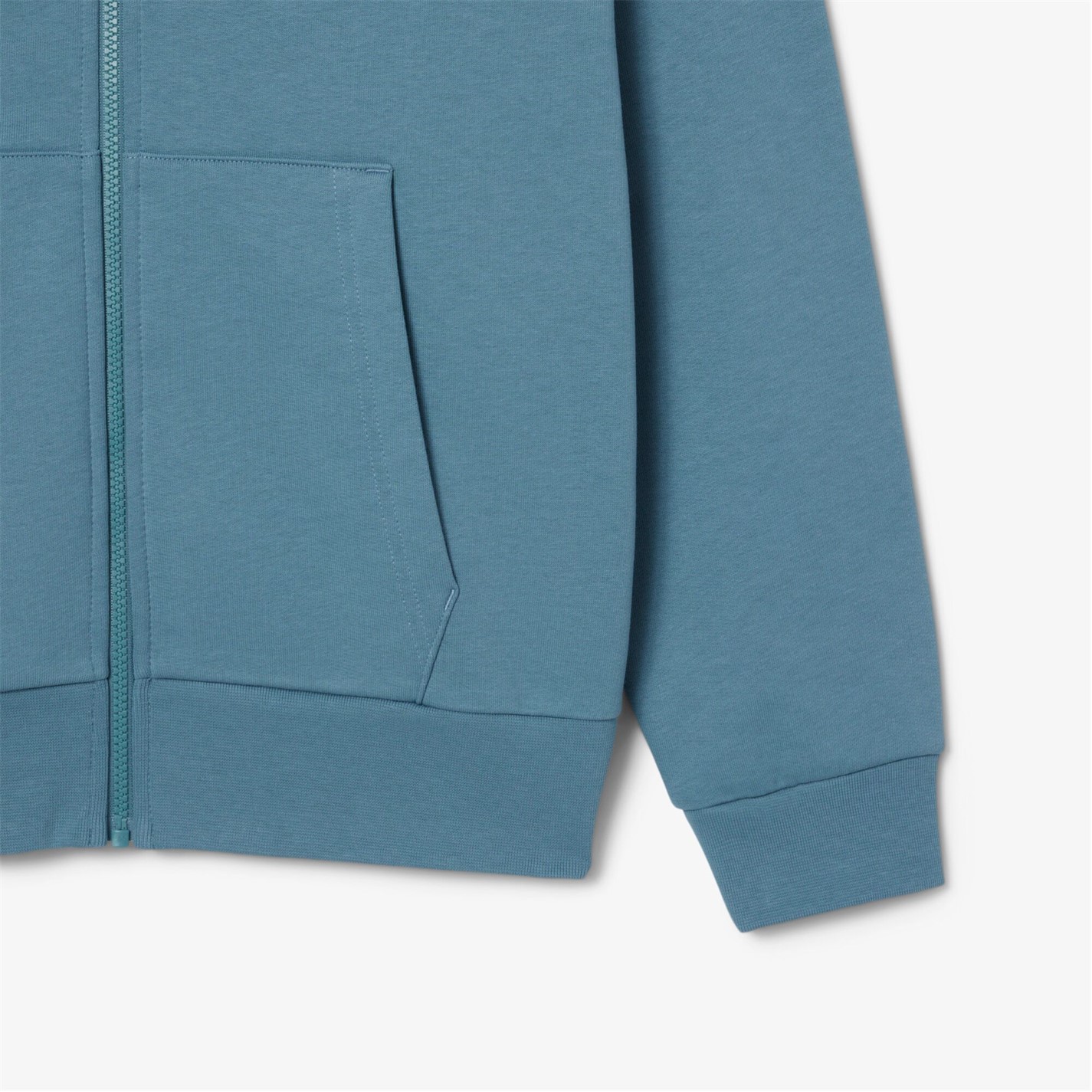 Mikina Lacoste Blue HD9 259823 Men's Basic Full-Zip Hoodie - 6