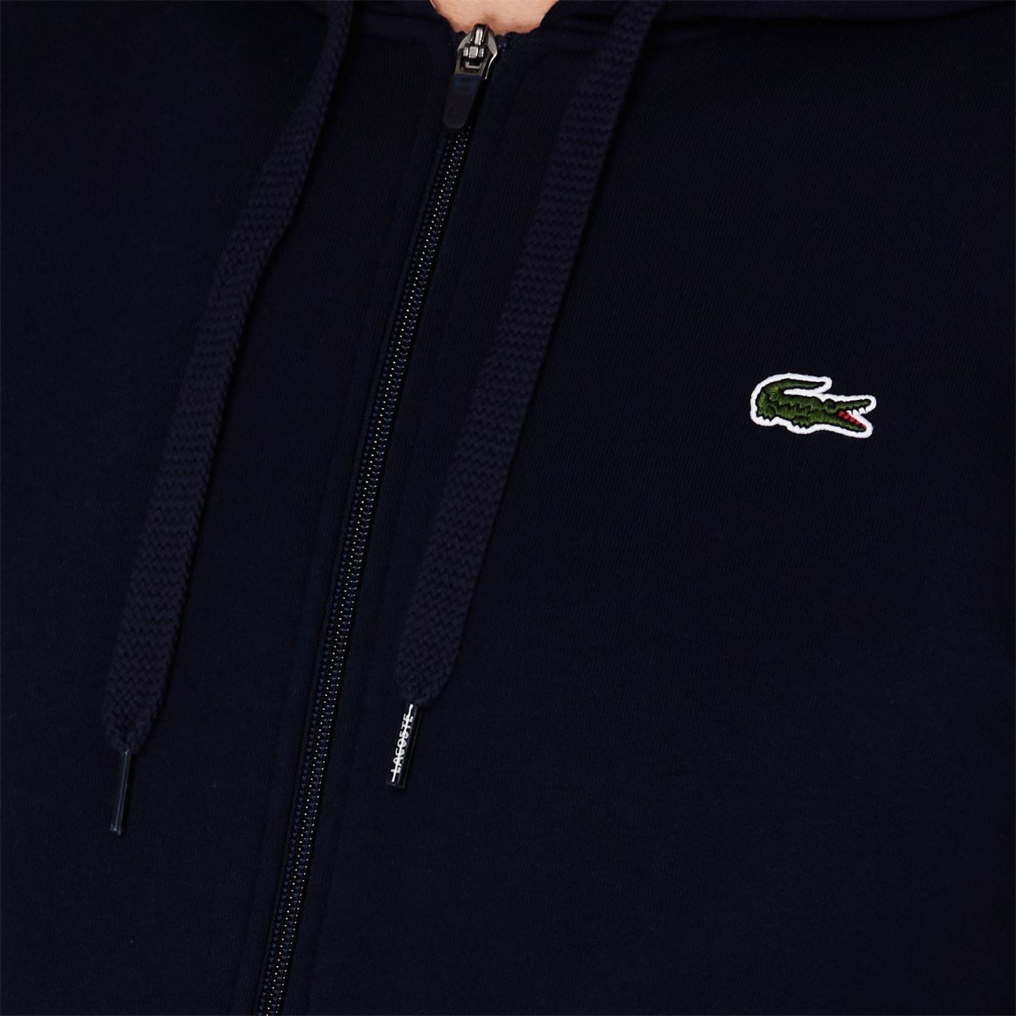 Mikina Lacoste Navy 166 2321642 Men's Basic Full-Zip Hoodie - 4