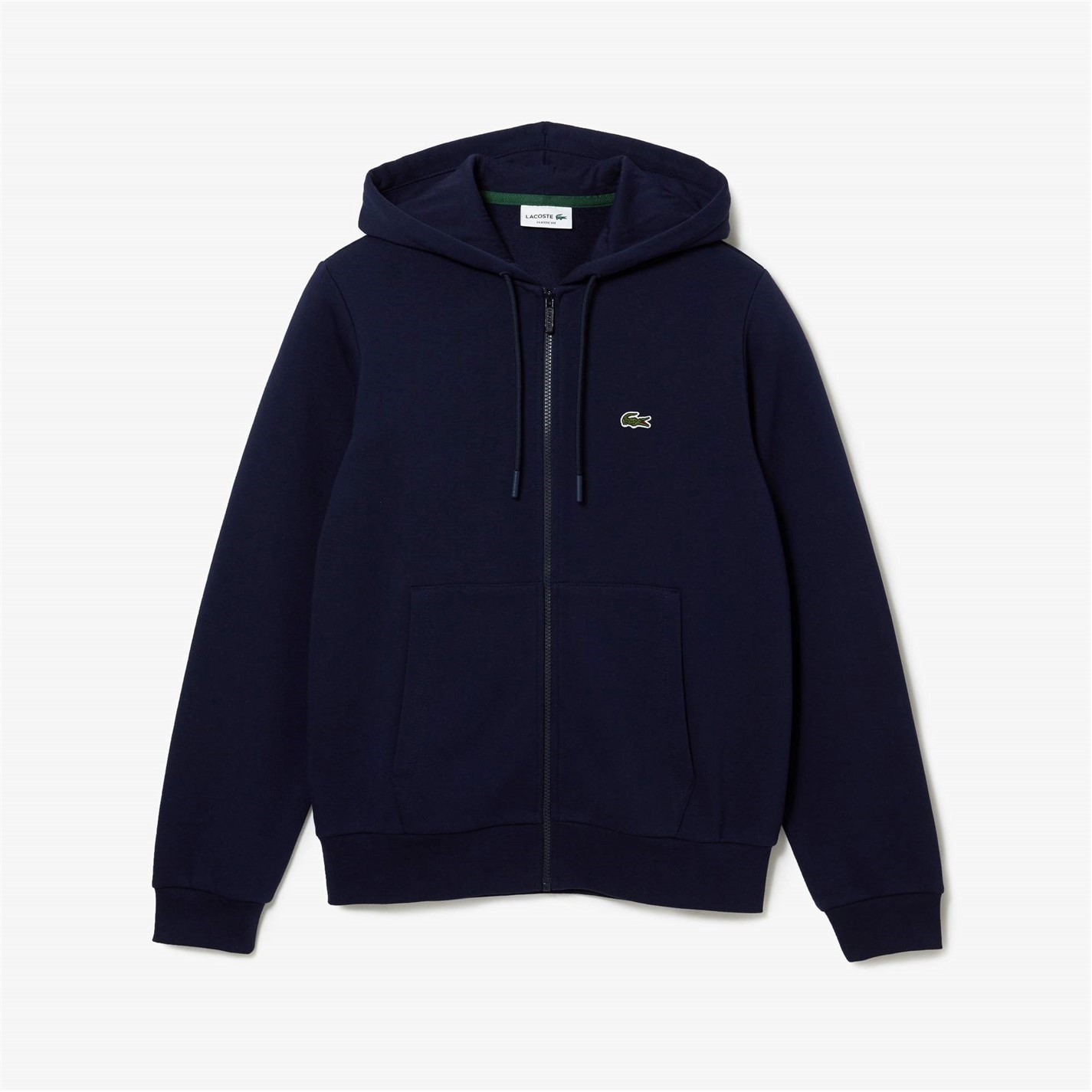 Mikina Lacoste Navy 166 2321642 Men's Basic Full-Zip Hoodie - 8