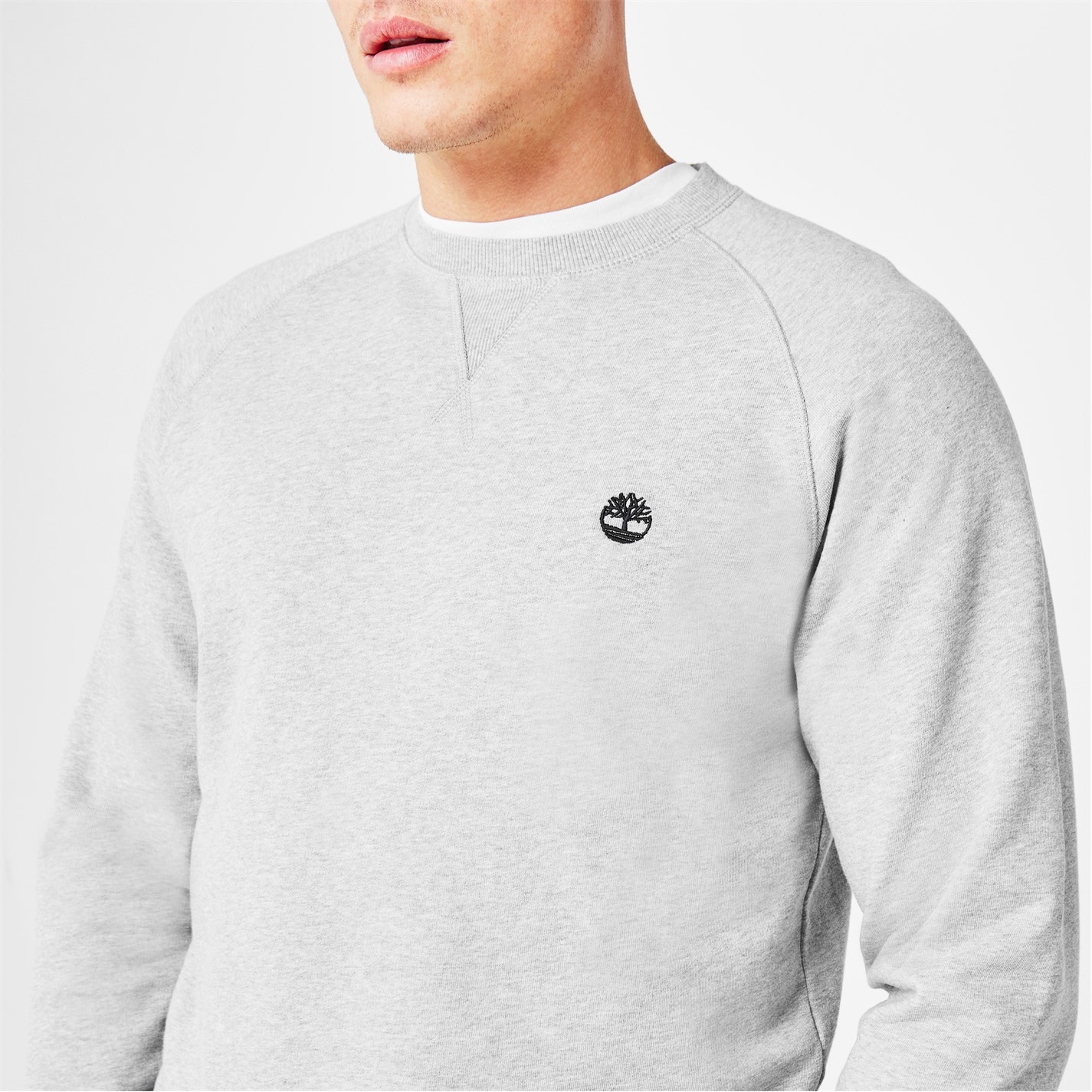 Mikina Timberland Med Grey Hthr 8029350 Sweatshirt - 4