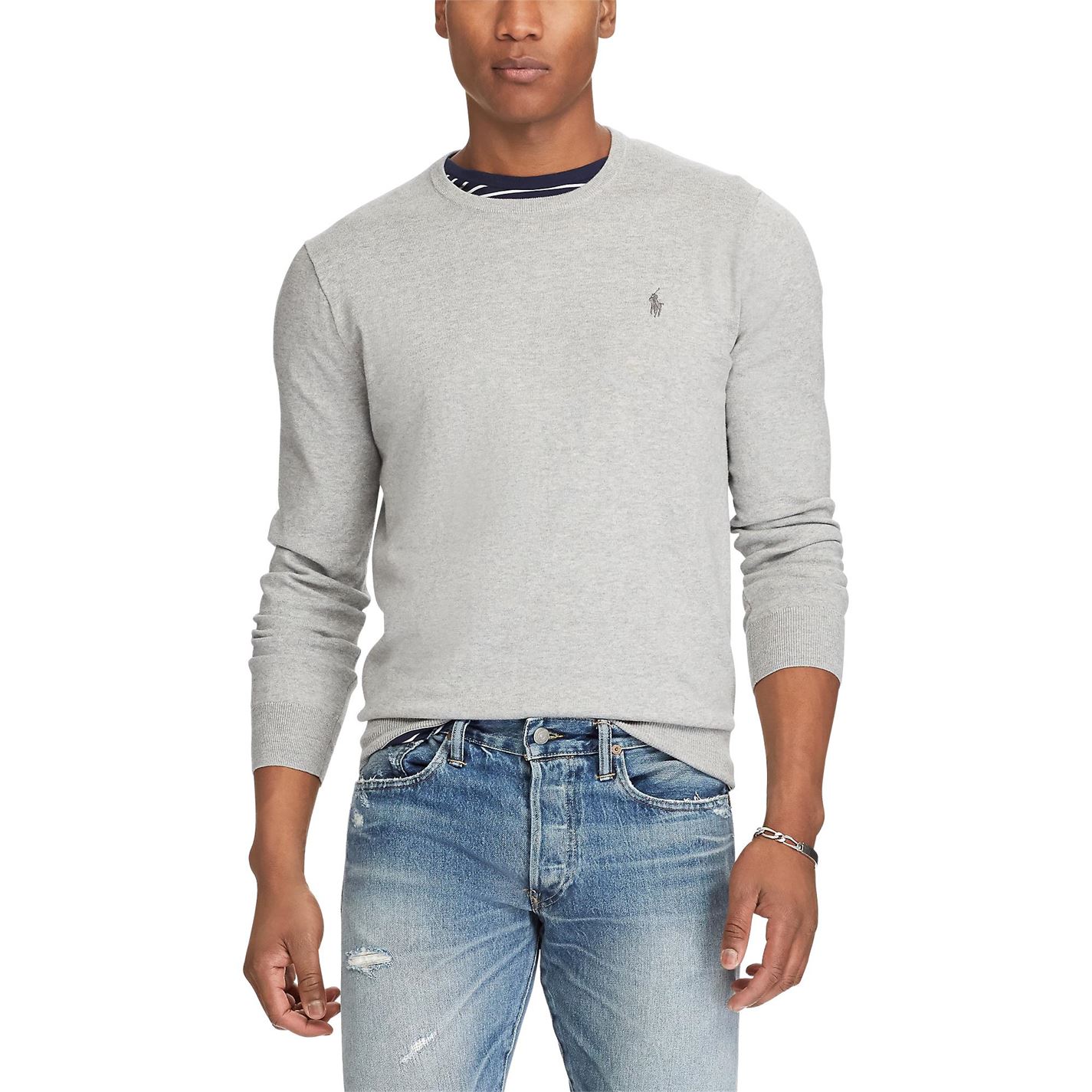 POLO RALPH LAUREN Pima Crew Neck Sweatshirt - 4