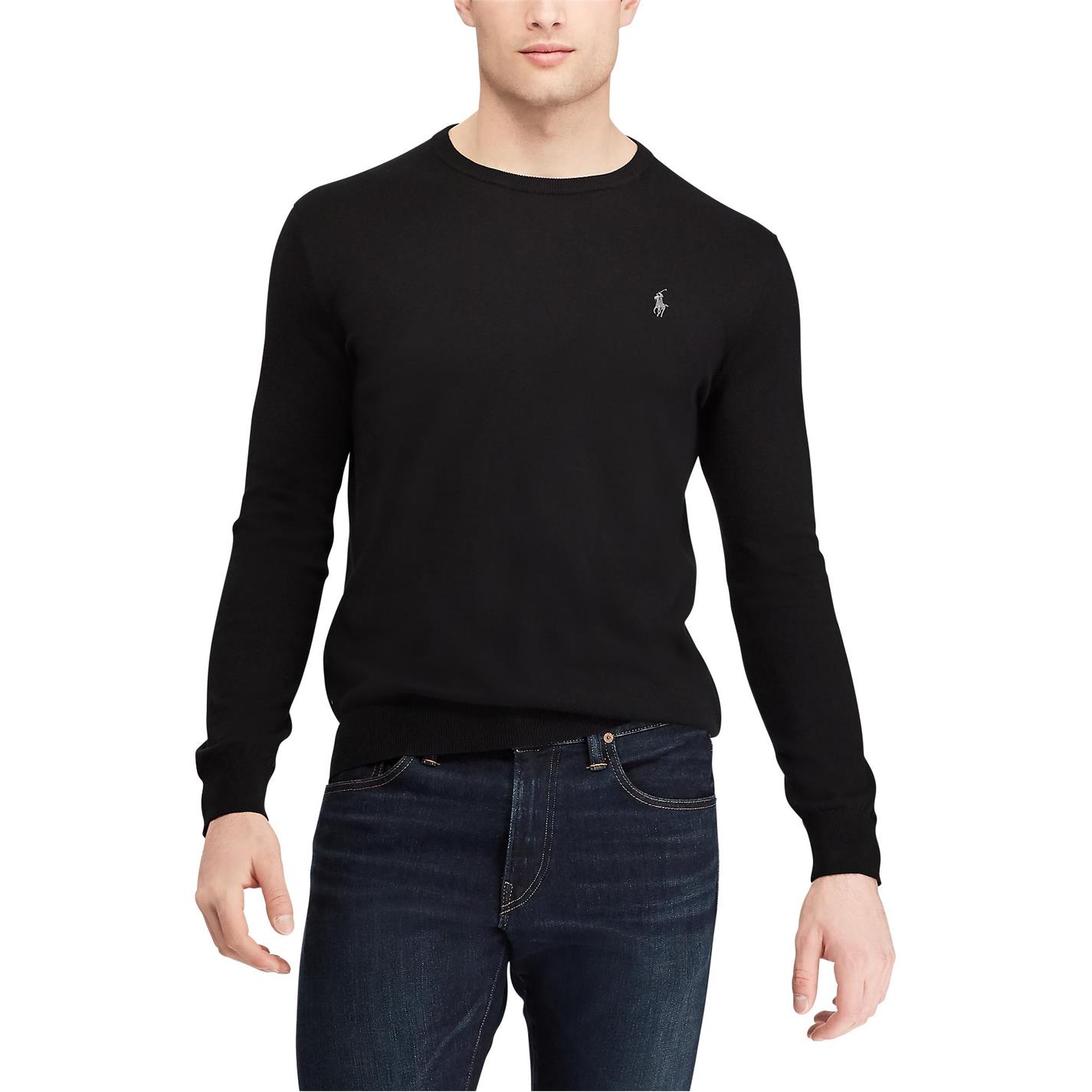 POLO RALPH LAUREN Pima Crew Neck Sweatshirt - 4