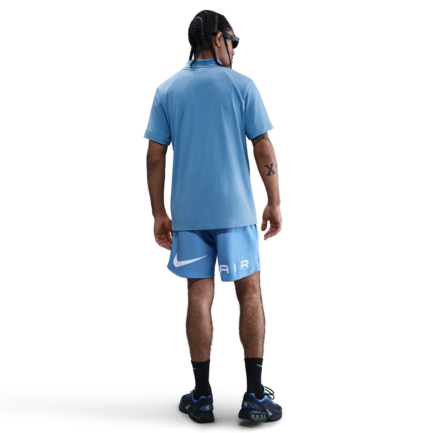 Tričko Nike Blue 3031421 M NSW SW AIR GRAPHIC TEE - 4
