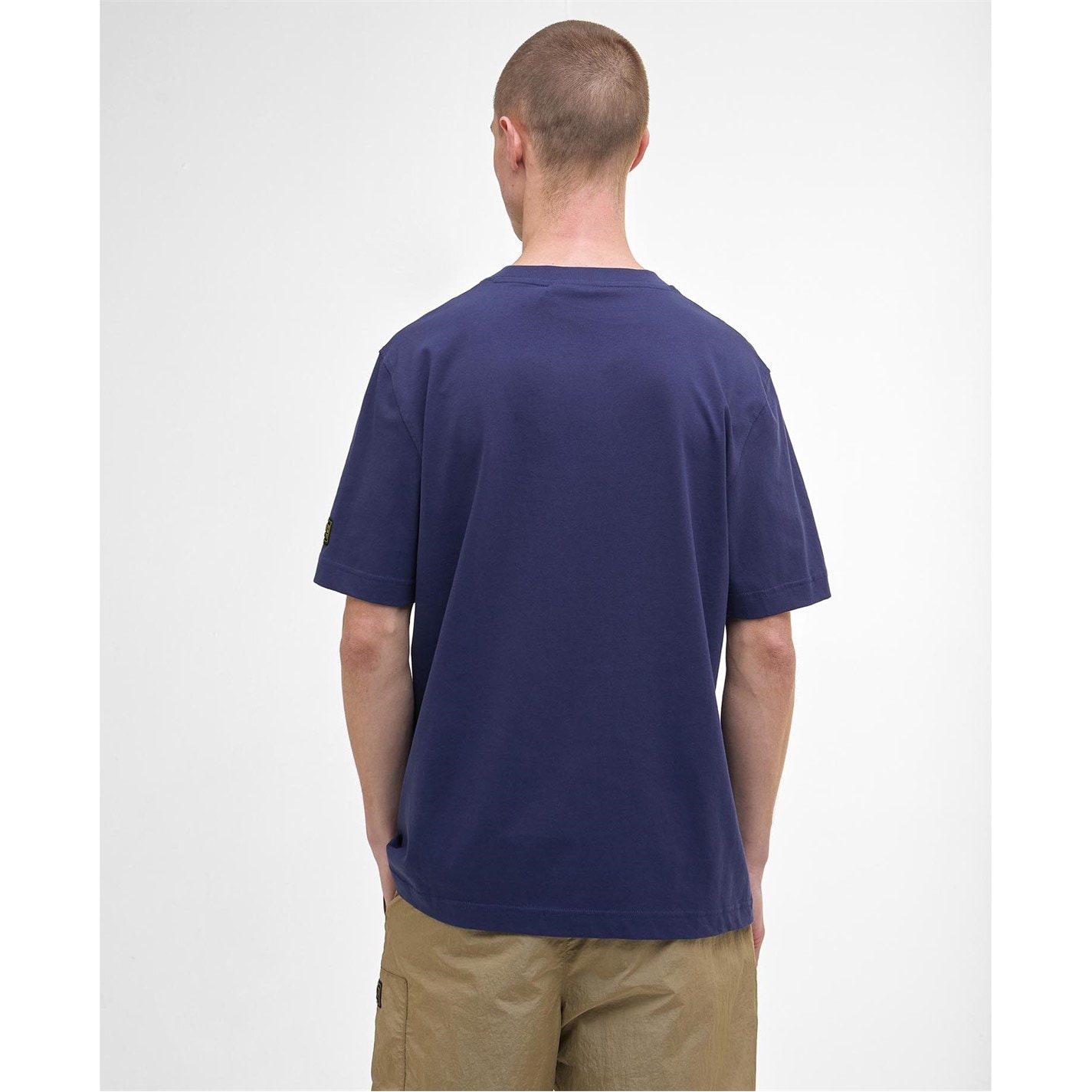 Tričko Barbour International Pigment Navy 629158 Outline T-Shirt - 3
