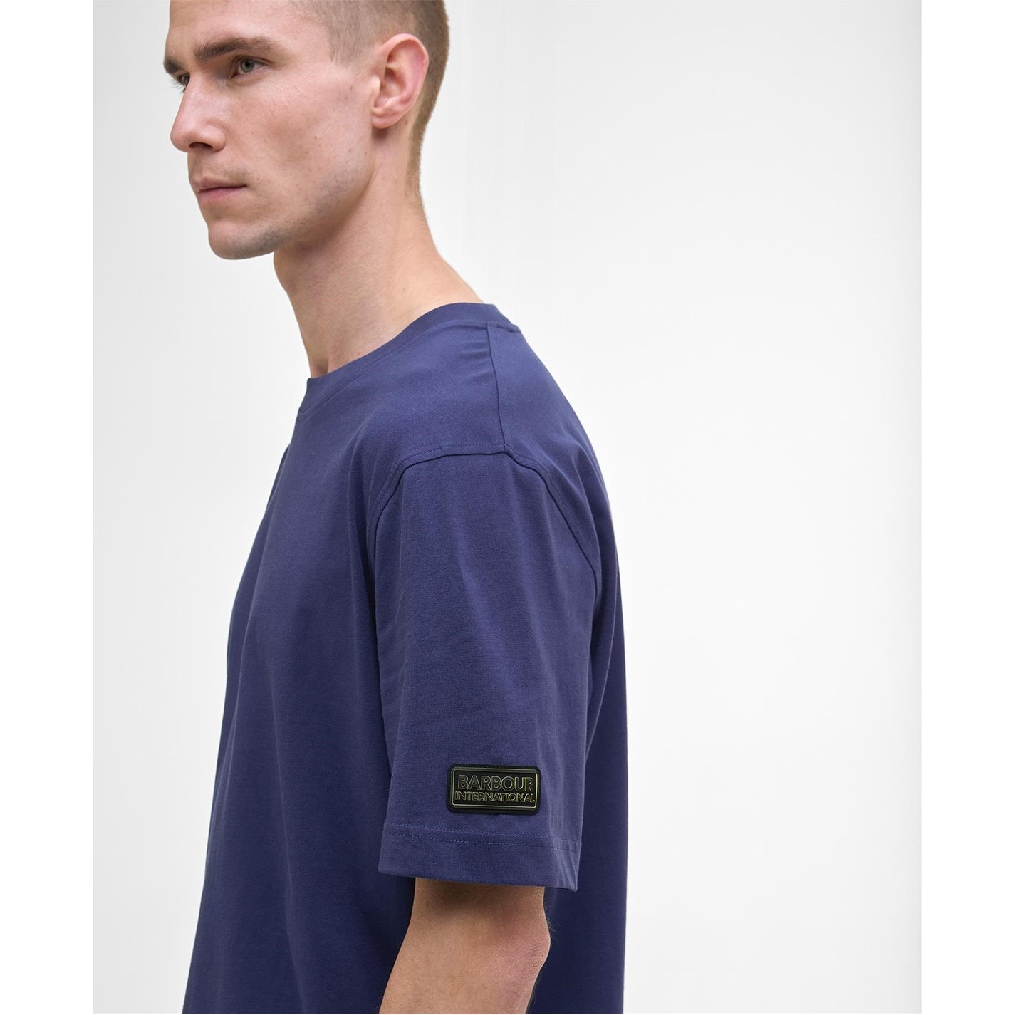 Tričko Barbour International Pigment Navy 629158 Outline T-Shirt - 4