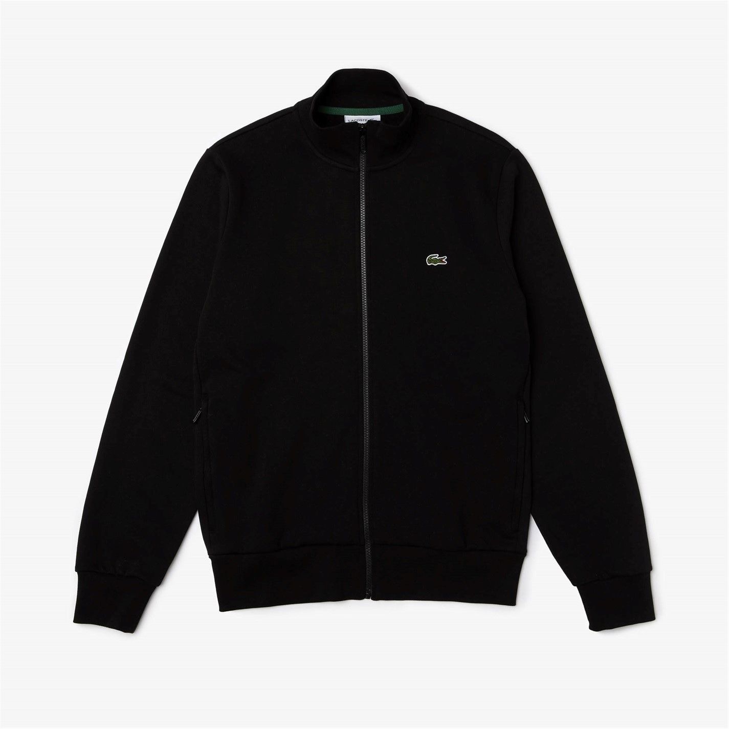 Mikina Lacoste Black C31 5600783 Men's Basic Full Zip Fleece Top - 8