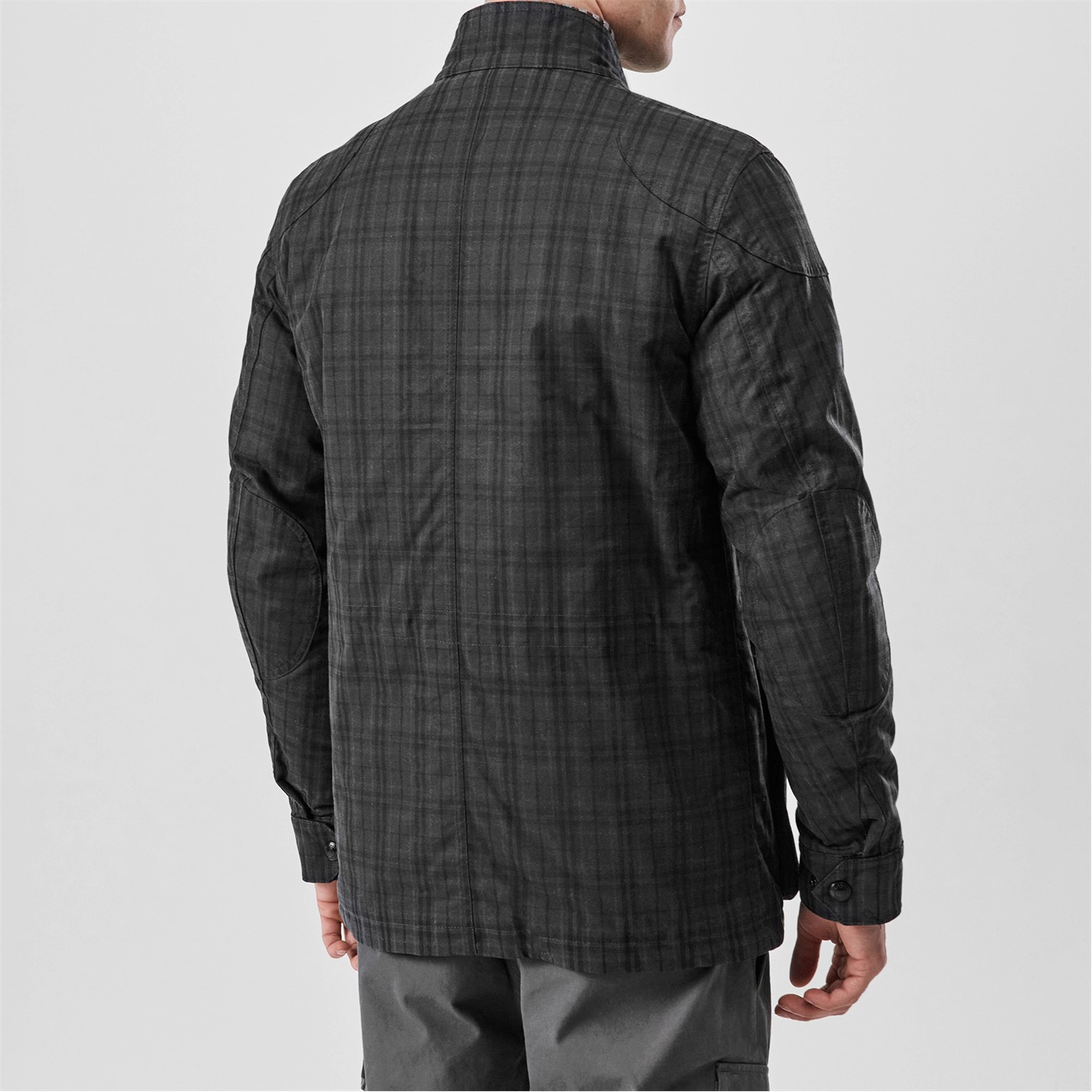 Bunda BELSTAFF Charcoal 9773224 Men's Fieldmaster Water Resistant Cotton Long Sleeve Wax Jacket - 4