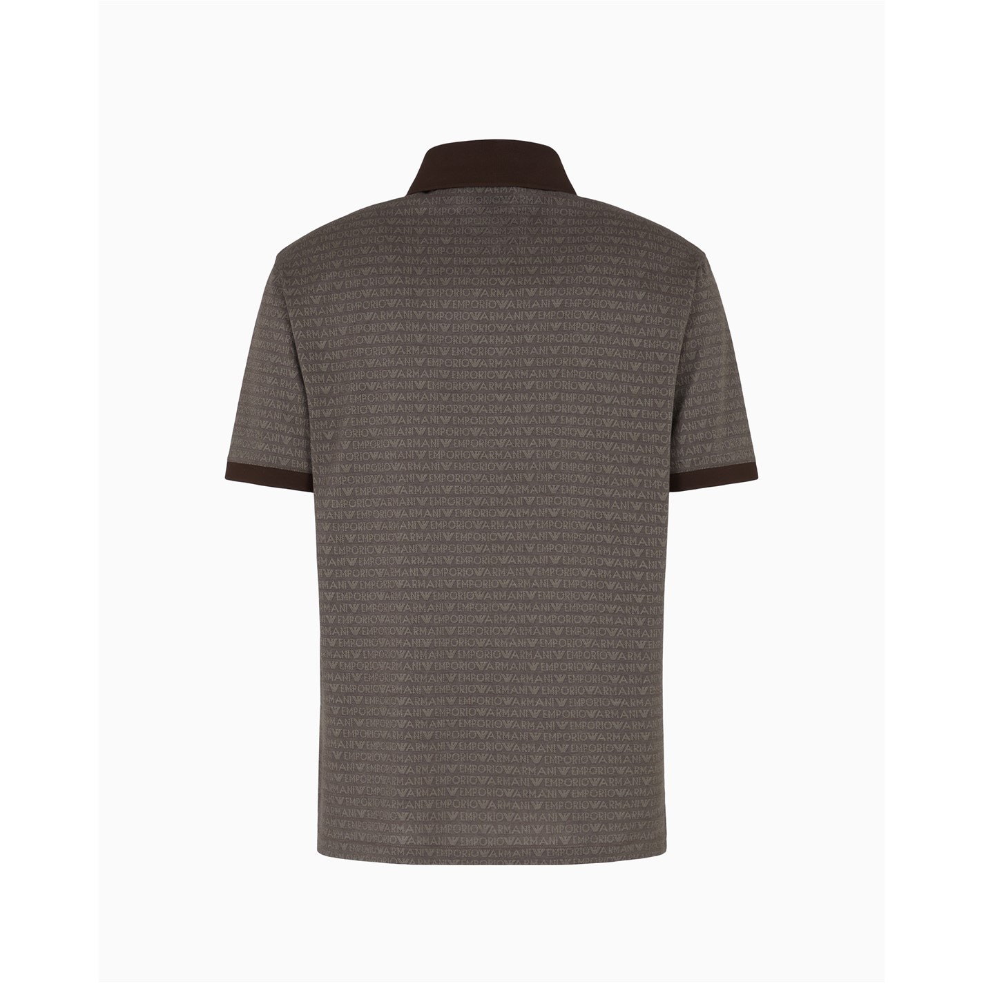 Tričko EMPORIO ARMANI Logo Jacq Brown 1694785 Men's Short-Sleeve Polo Shirt - 2
