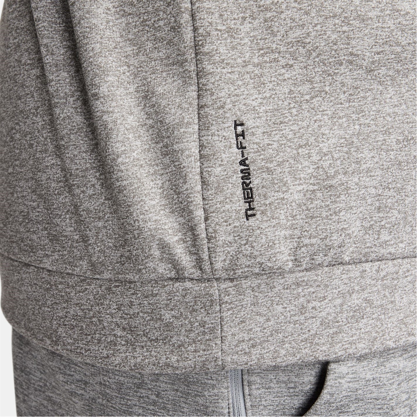Mikina Nike DK GREY HEATHER 2433250 Therma Men's Therma-FIT Hooded Fitness Pullover - 12
