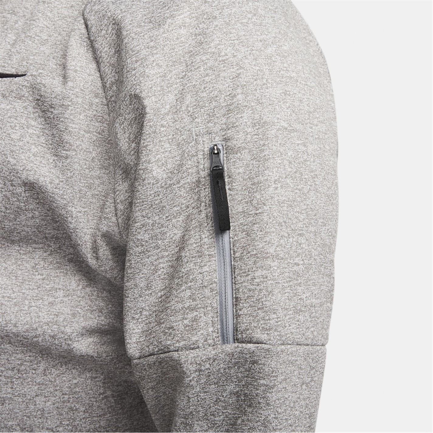 Mikina Nike DK GREY HEATHER 2433250 Therma Men's Therma-FIT Hooded Fitness Pullover - 10