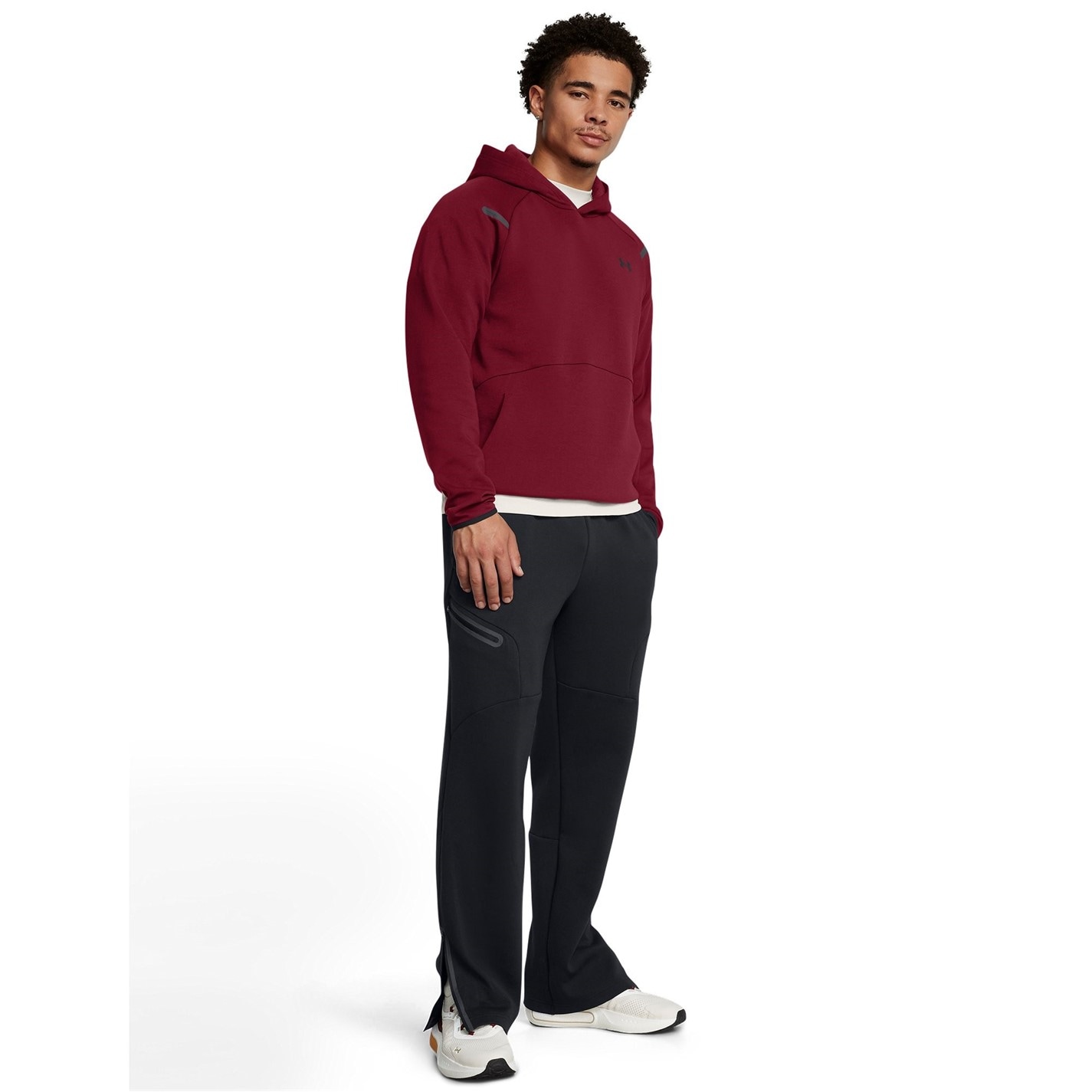 Mikina Under Armour Red 963626 Men's Unstoppable Fleece Hoodie - 5