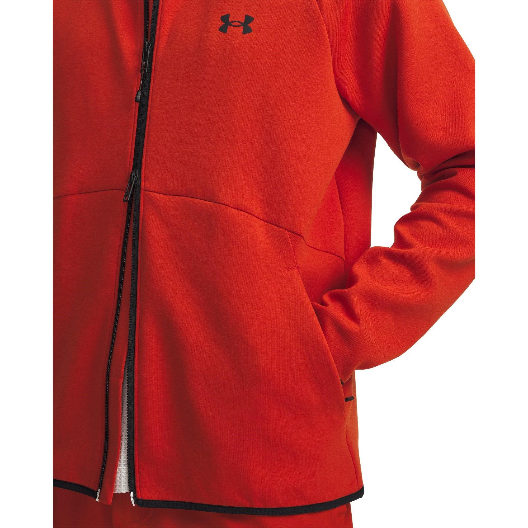 Mikina Under Armour Surplus Orange 4422712 Men's Unstoppable Fleece Full-Zip Hoodie - 2