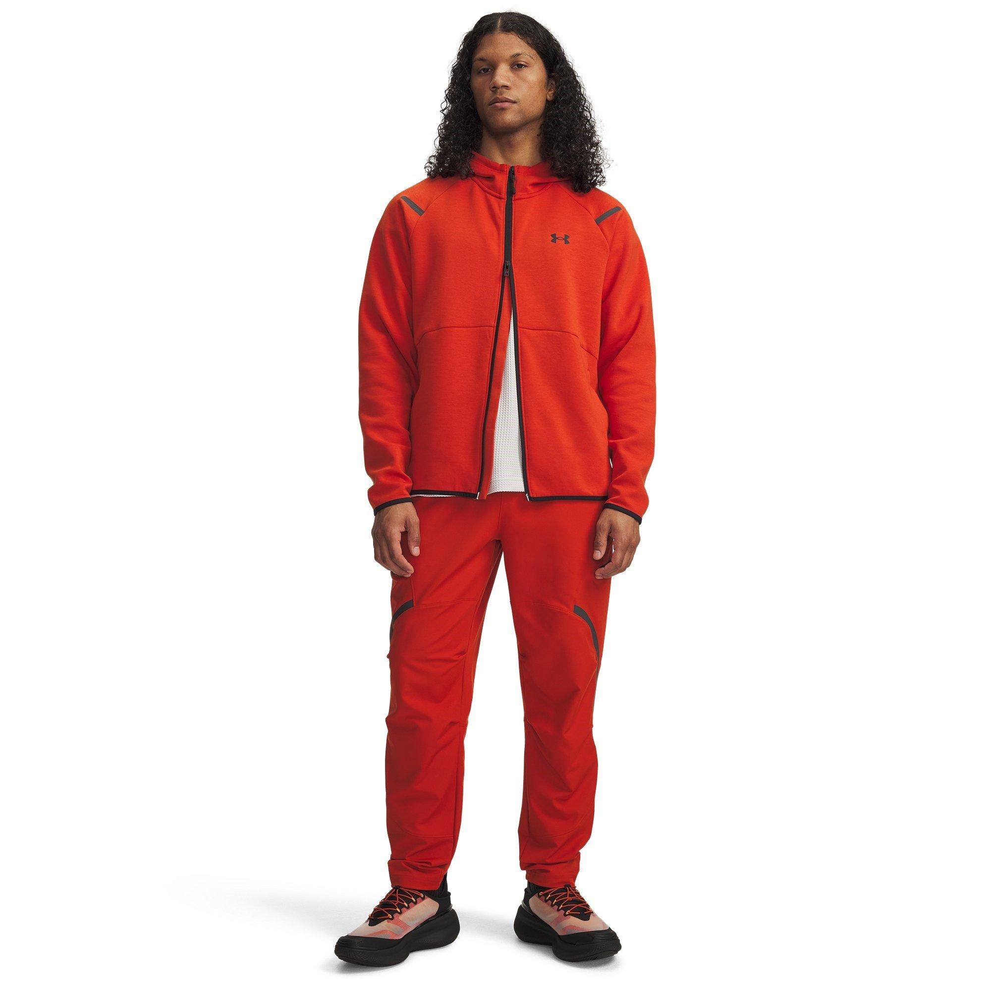 Mikina Under Armour Surplus Orange 4422712 Men's Unstoppable Fleece Full-Zip Hoodie - 3