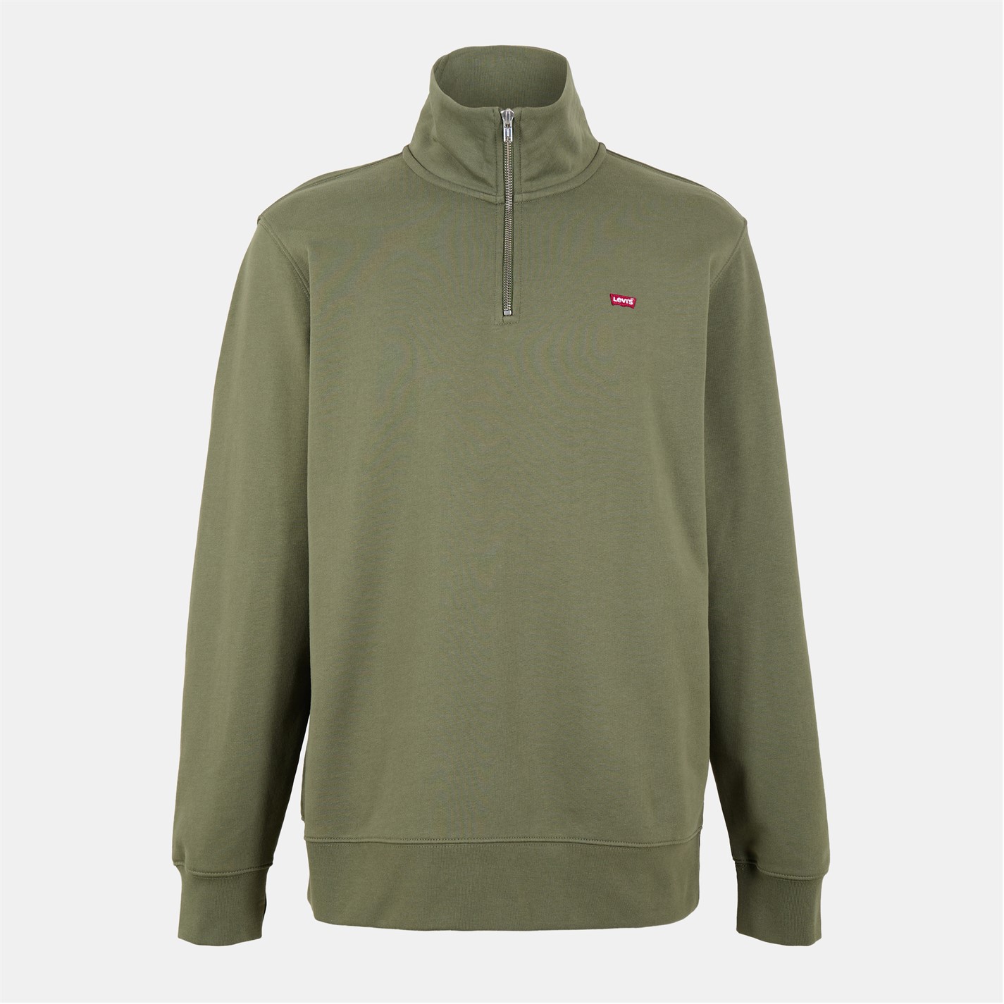 Mikina Levis Moss Olive 5770137 Quarter Zip Sweatshirt - 1