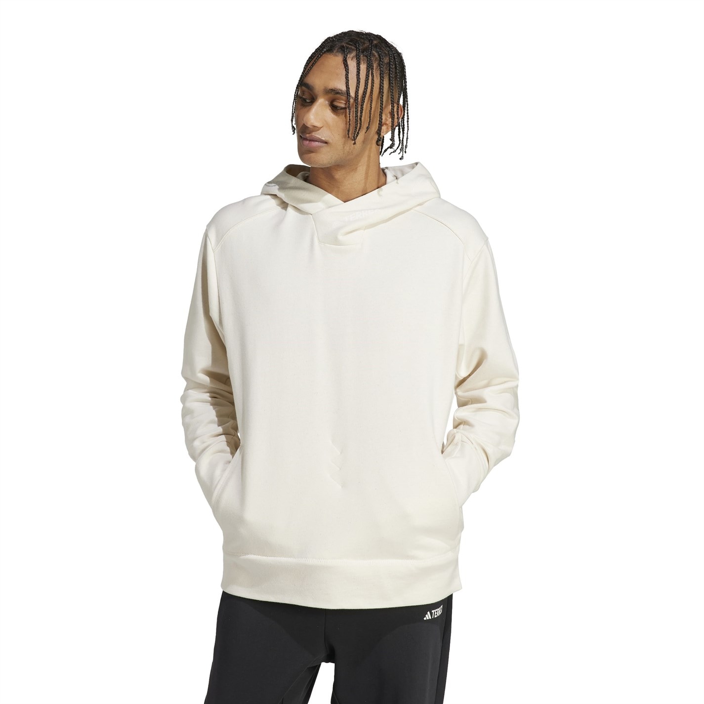 Mikina adidas Non-Dyed 2446414 Terrex Hoodie Mens - 2