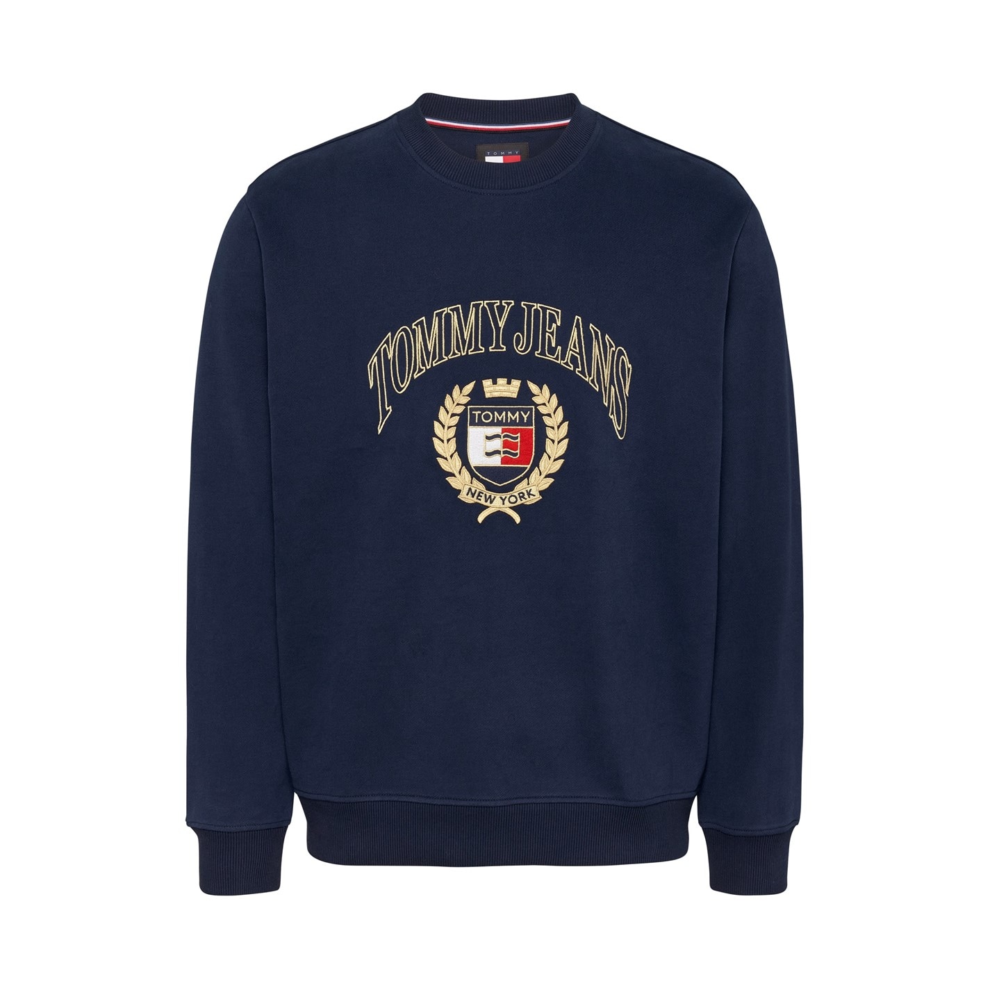 Mikina Tommy Jeans Night Navy 1468061 Crest Embroidery Pullover sweatshirt - 5