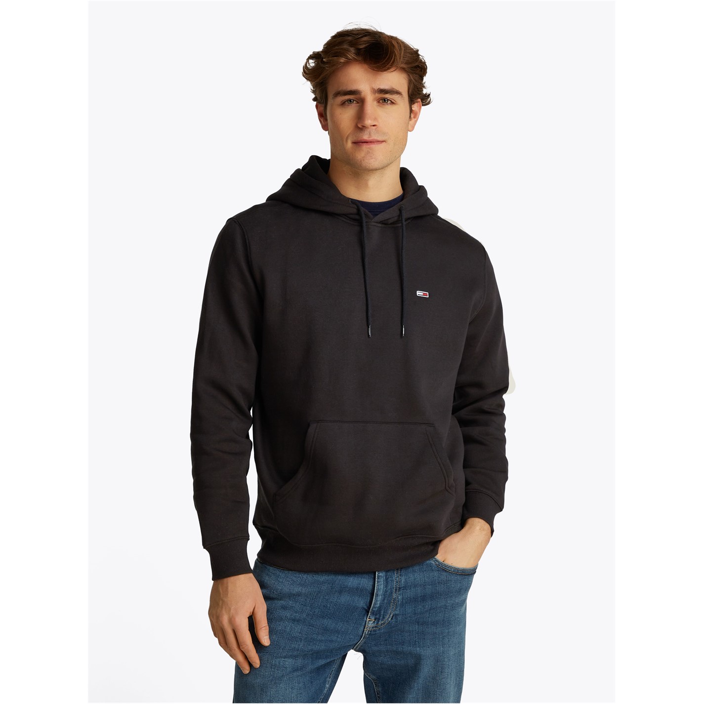 Mikina Tommy Jeans Black 1107885 Small Flag Hoodie - 2