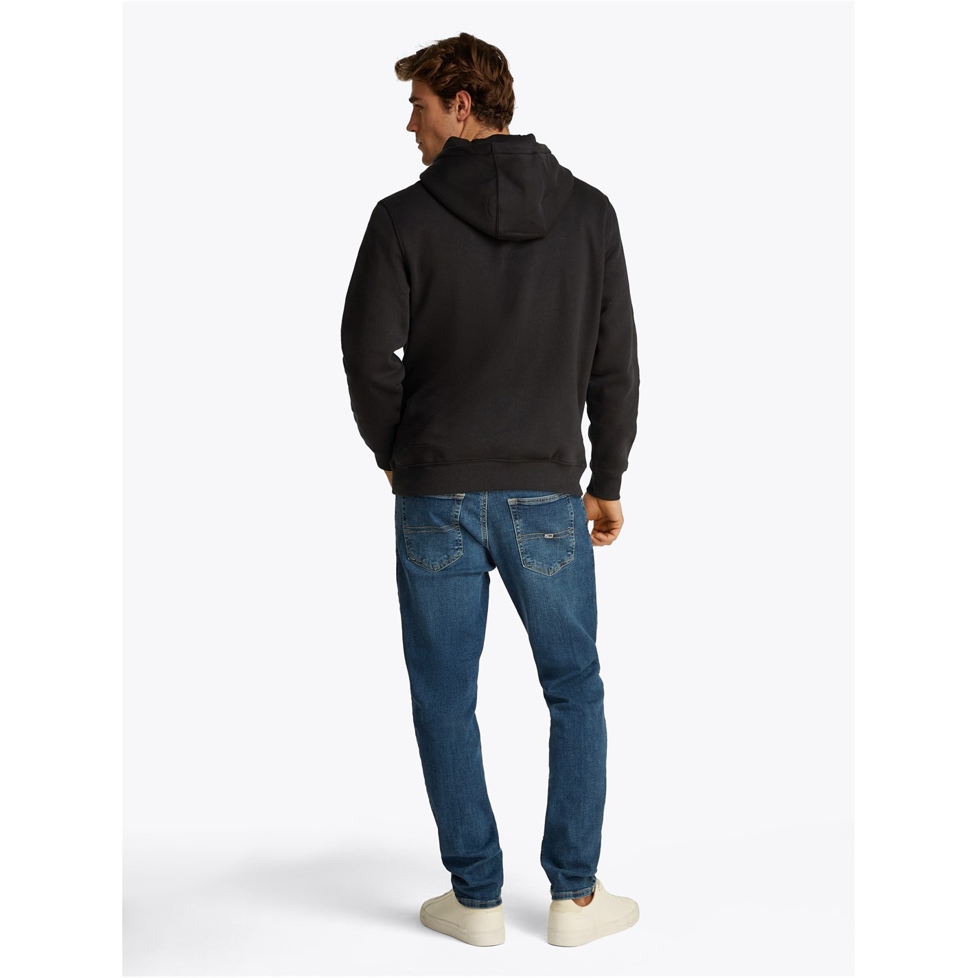Mikina Tommy Jeans Black 1107885 Small Flag Hoodie - 4
