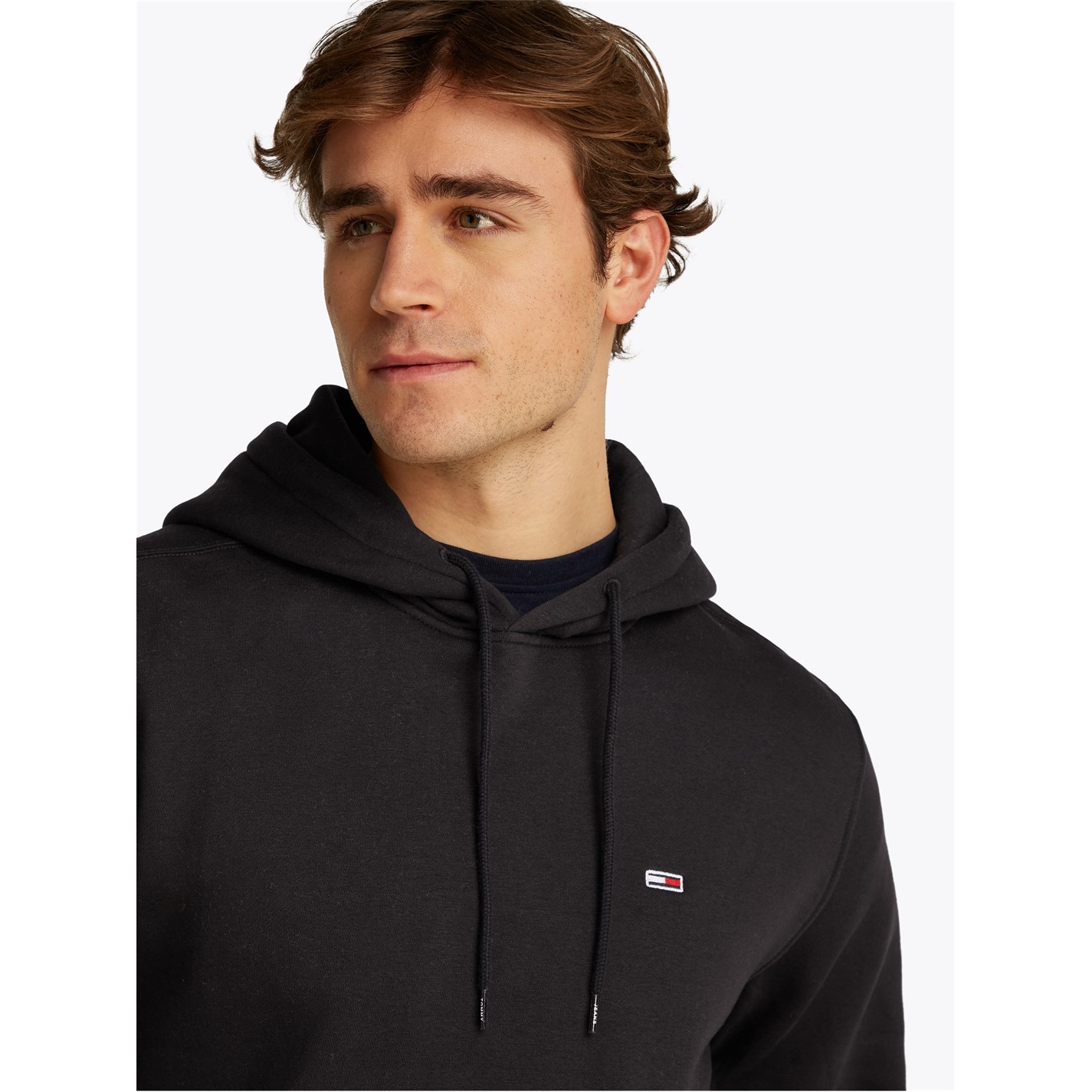 Mikina Tommy Jeans Black 1107885 Small Flag Hoodie - 5