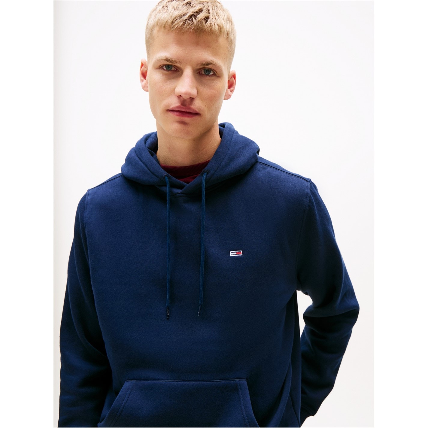 Mikina Tommy Jeans Navy 8438630 Small Flag Hoodie - 4