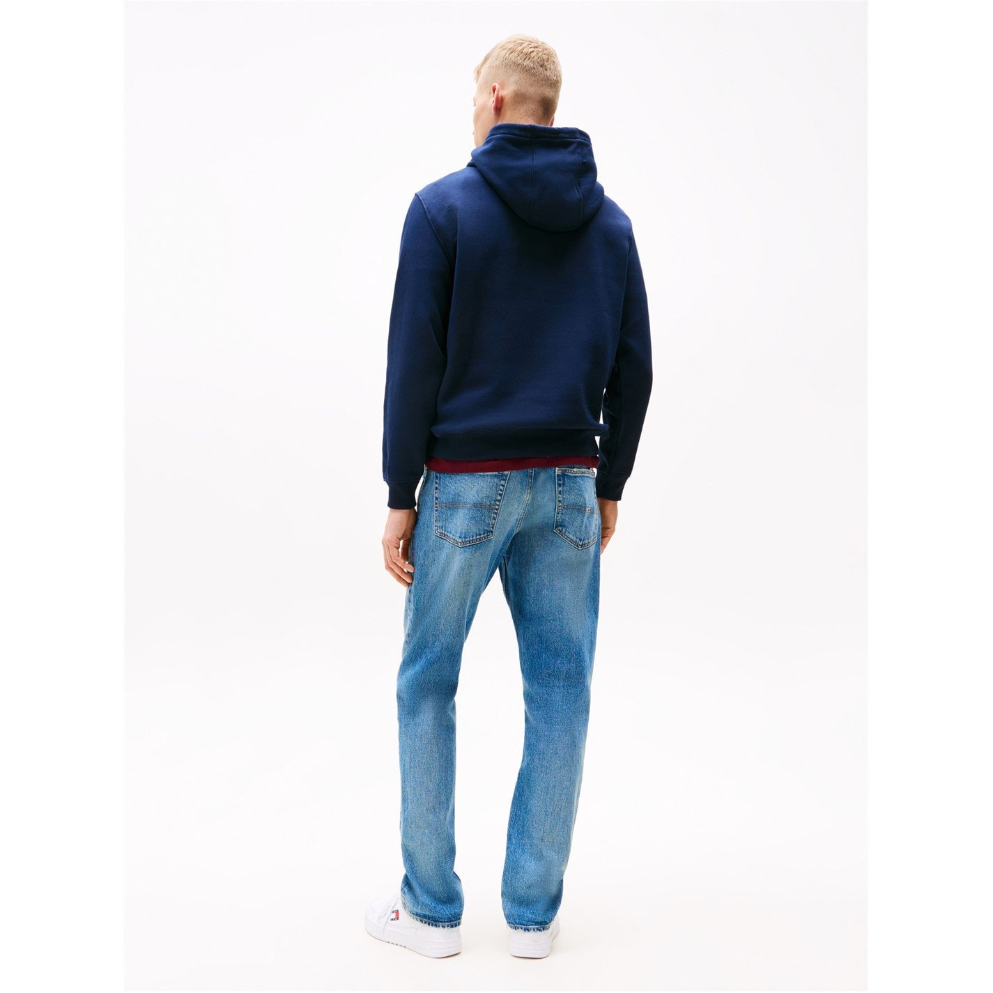 Mikina Tommy Jeans Navy 8438630 Small Flag Hoodie - 6
