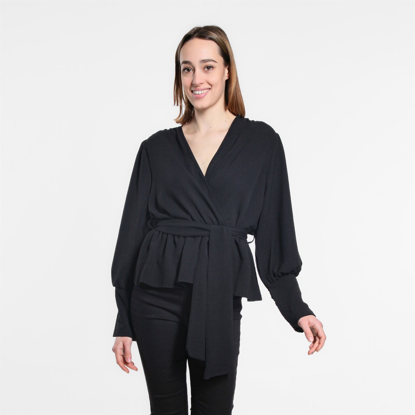 Be You Peplum Wrap Top - 2