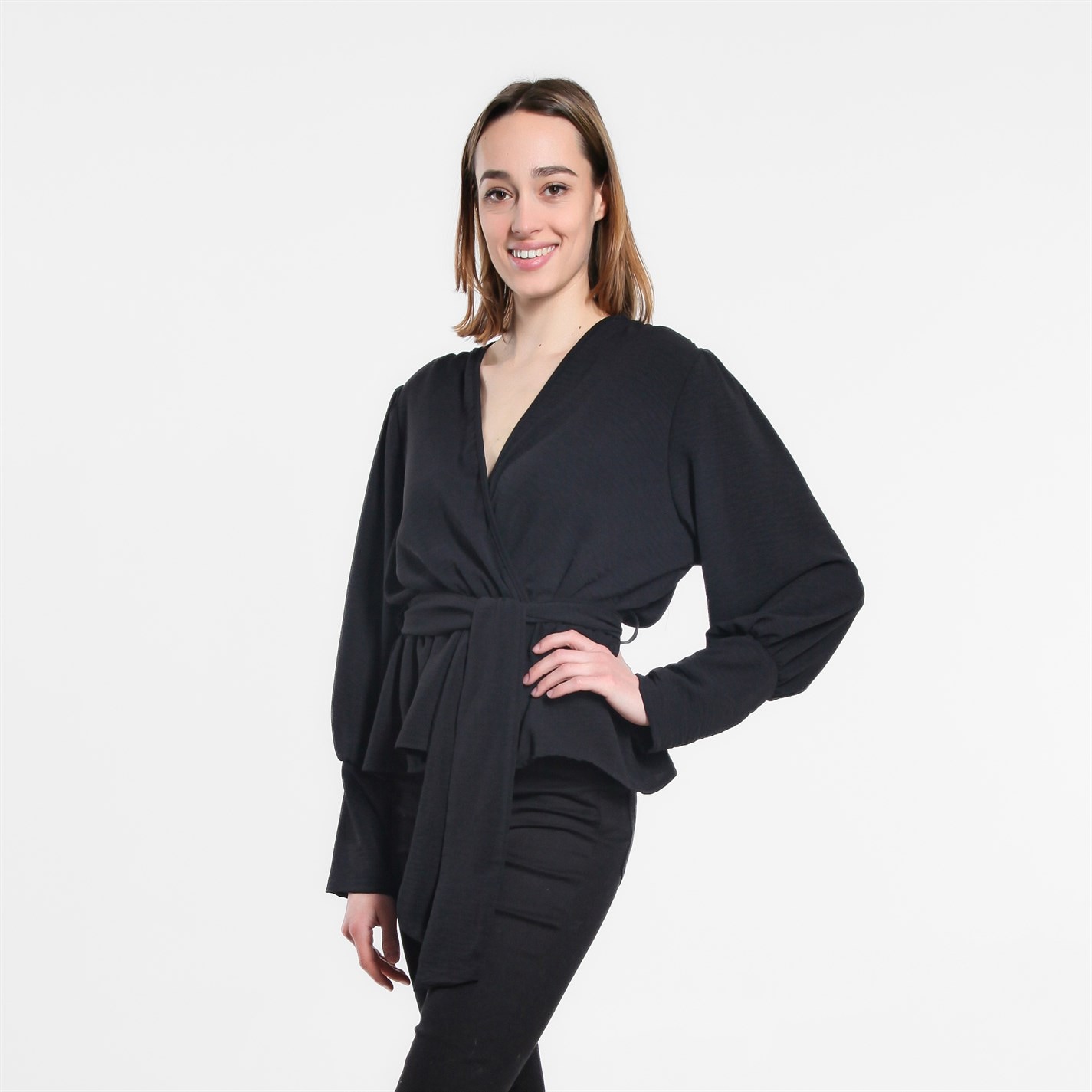 Be You Peplum Wrap Top - 3