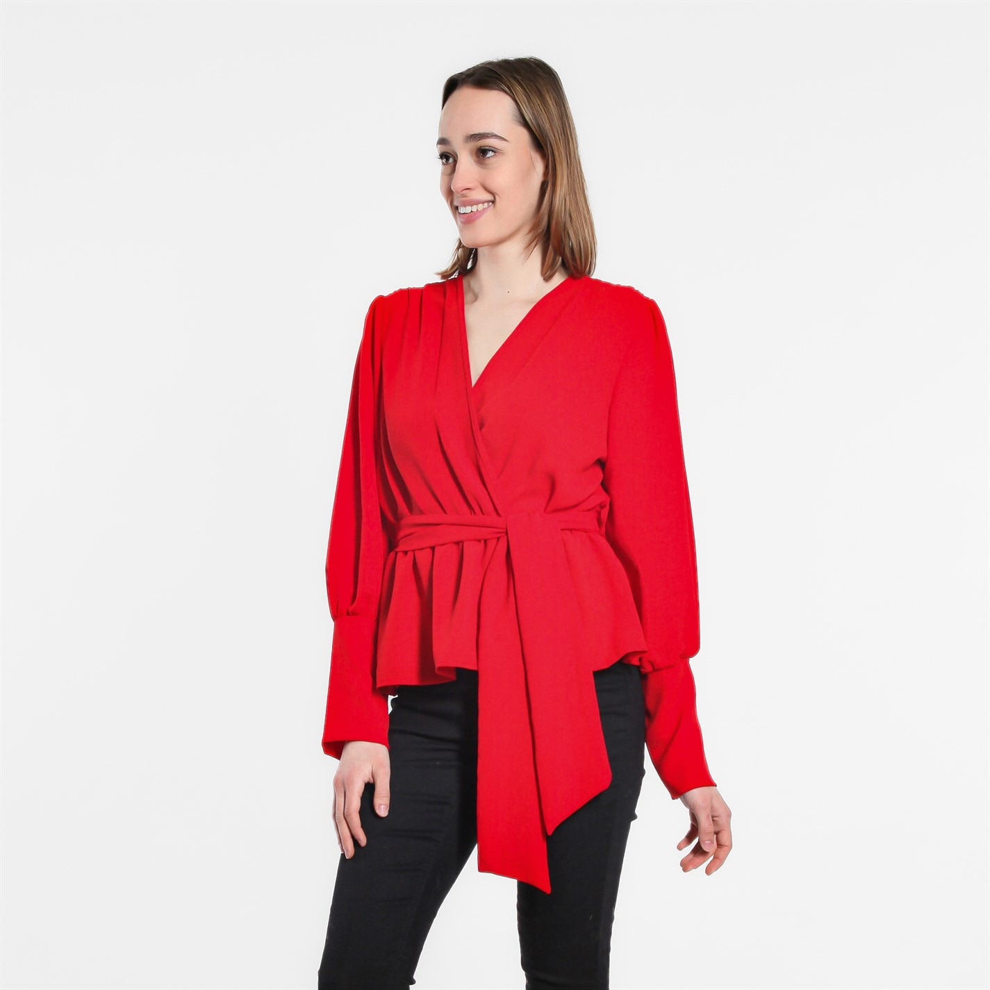 Be You Peplum Wrap Top - 2