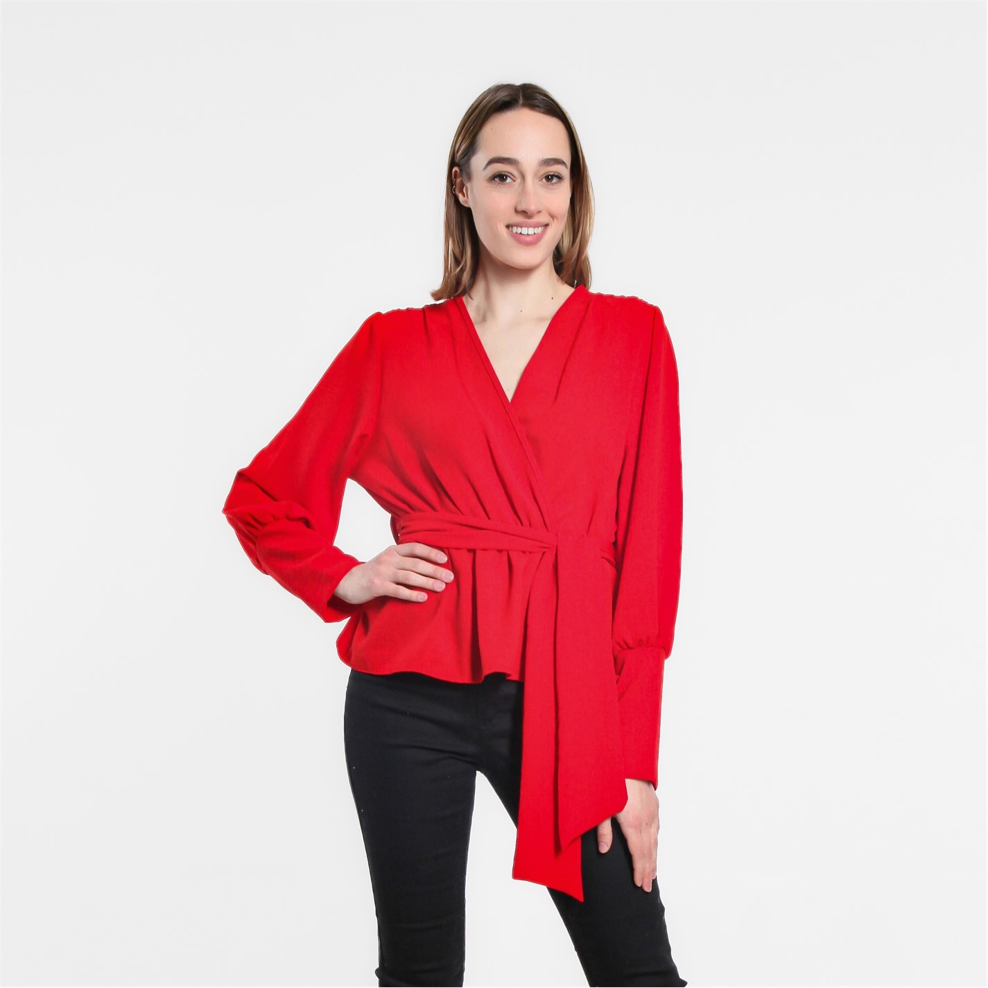 Be You Peplum Wrap Top - 3