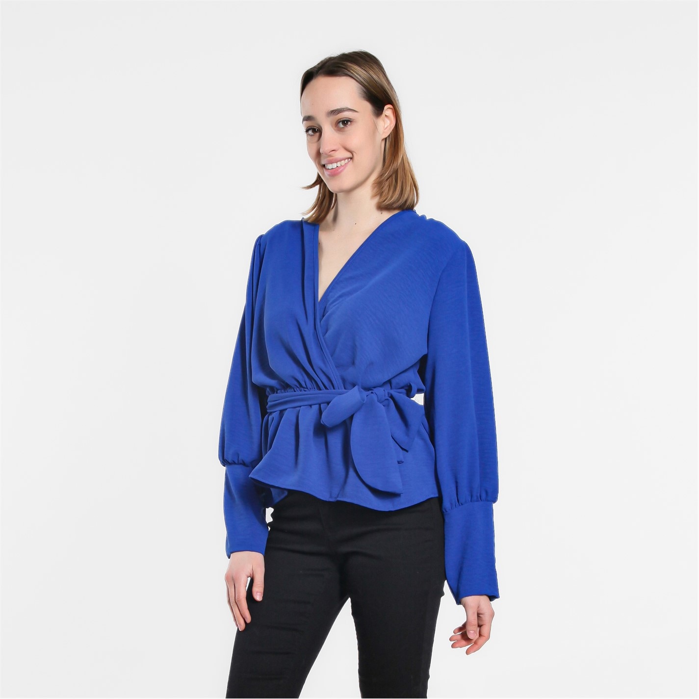 Be You Peplum Wrap Top - 3