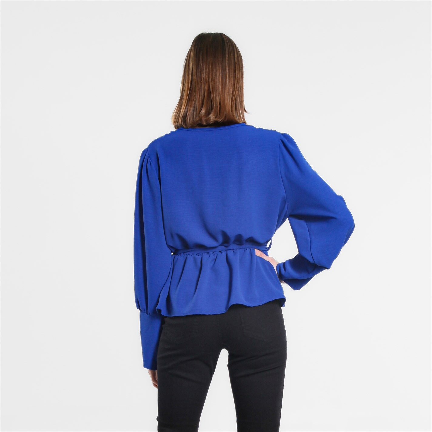 Be You Peplum Wrap Top - 4