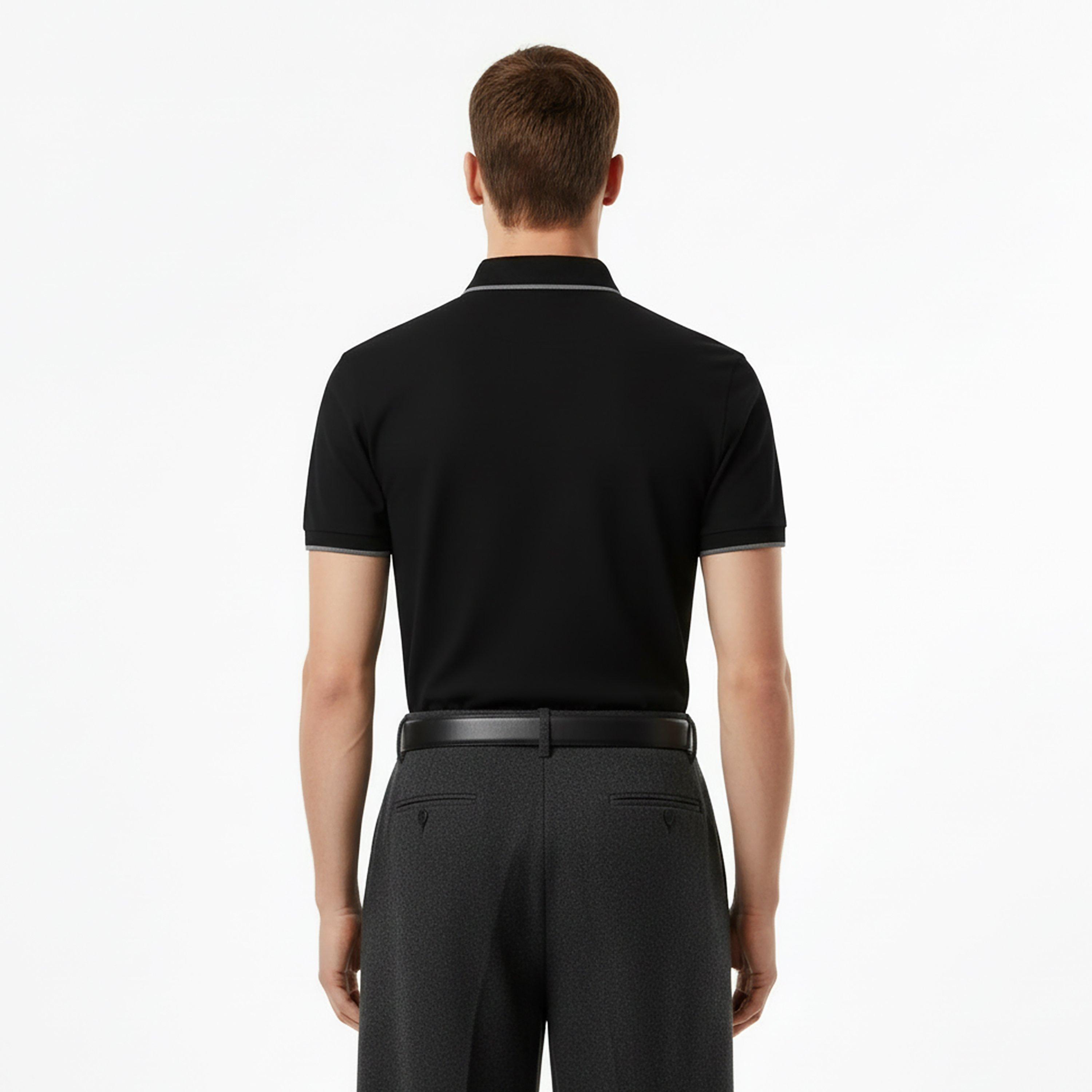 Tričko Boss Black 6523453 Mens BOSS ORANGE Pique Short Sleeve Polo Shirt with Logo Detail - 3