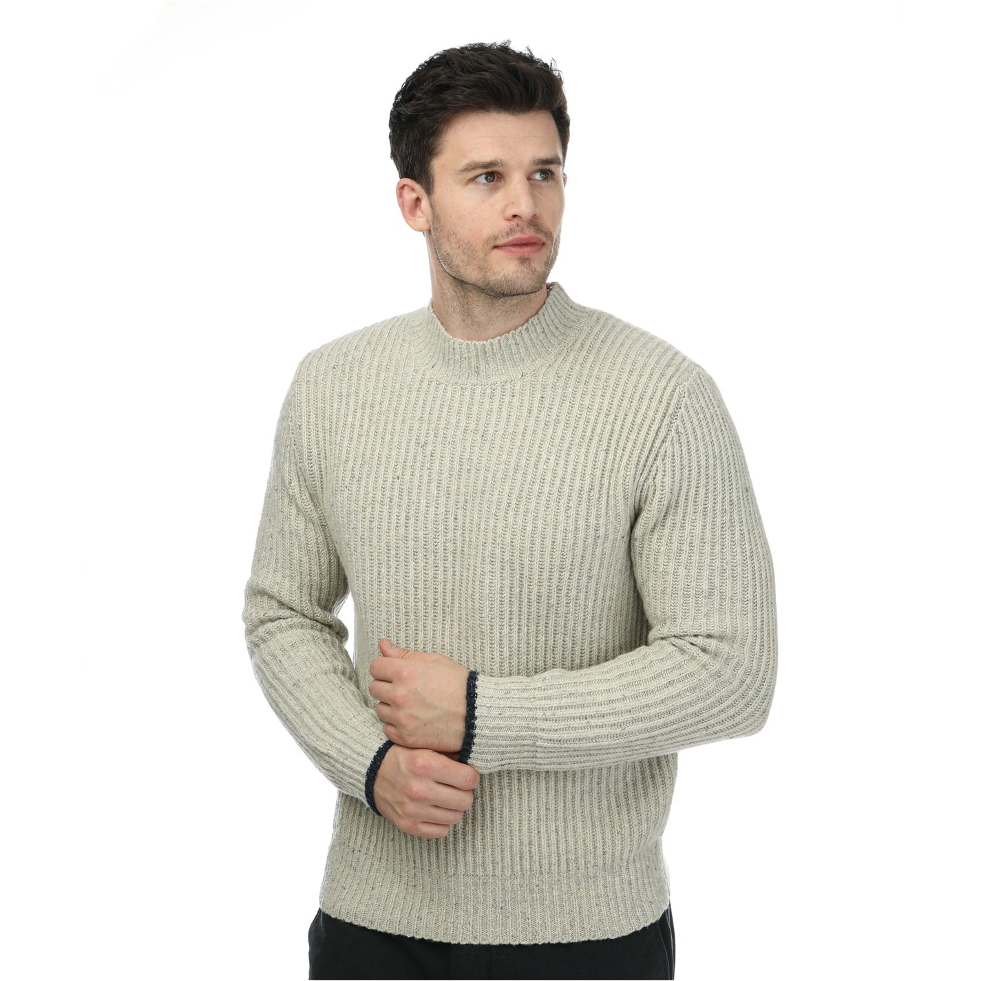 Mikina DOCKERS Egret 7019809 Men's Chunky Mock Sweatshirt - 1